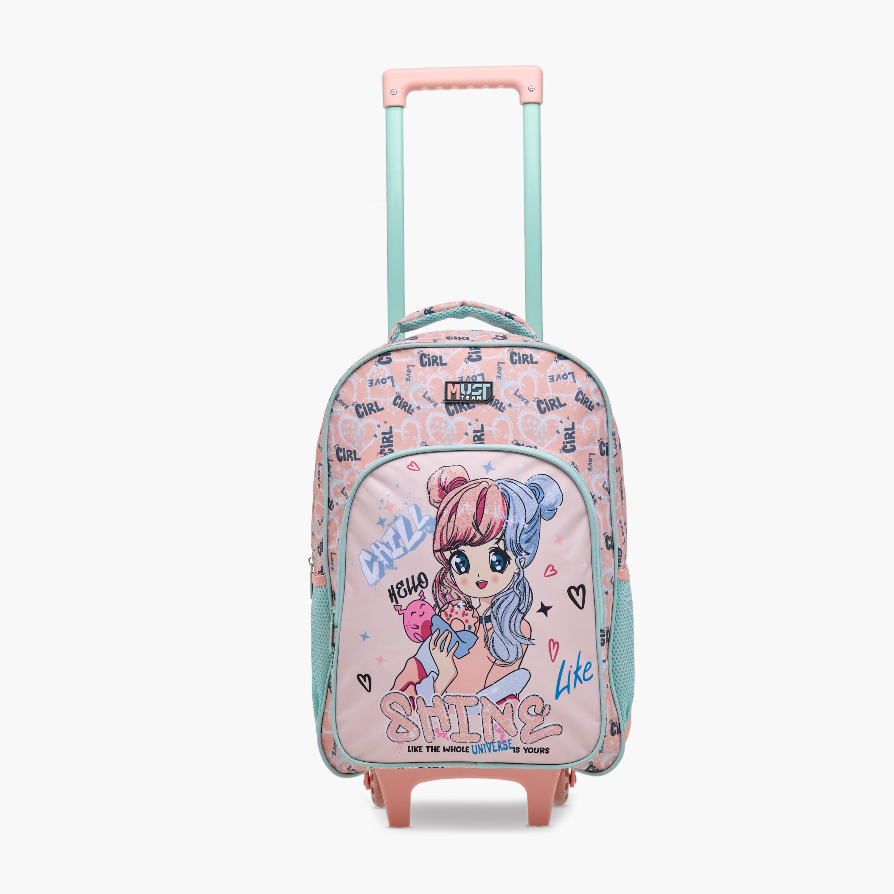 MUST Printed 5-Piece School Trolley Bag Set for Girls 5-8 Years with Lunch Bag and Pencil Pouch -school-bagsandbackpacks-trolleybags-image-8