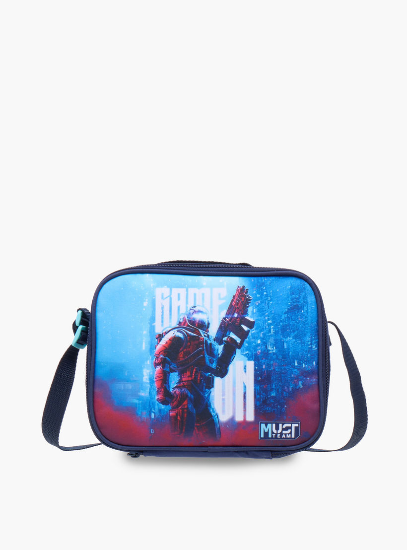 طقم شنطة ظهر ترولي 16 بوصة 3 قطع بطبعات من ماست - 43x30x13 سم-school-bagsandbackpacks-trolleybags-image-19