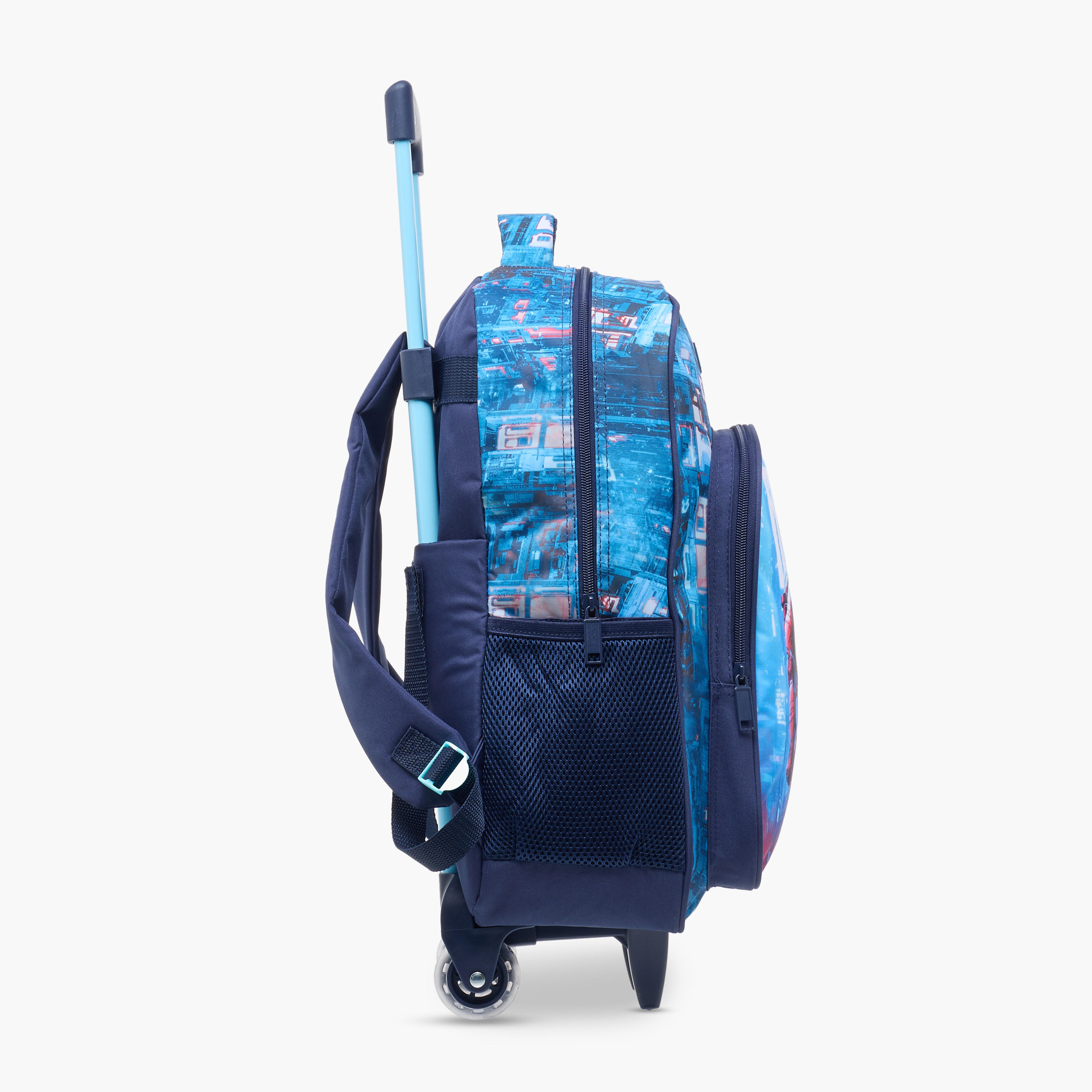 طقم شنطة ظهر ترولي 16 بوصة 3 قطع بطبعات من ماست - 43x30x13 سم-school-bagsandbackpacks-trolleybags-image-6