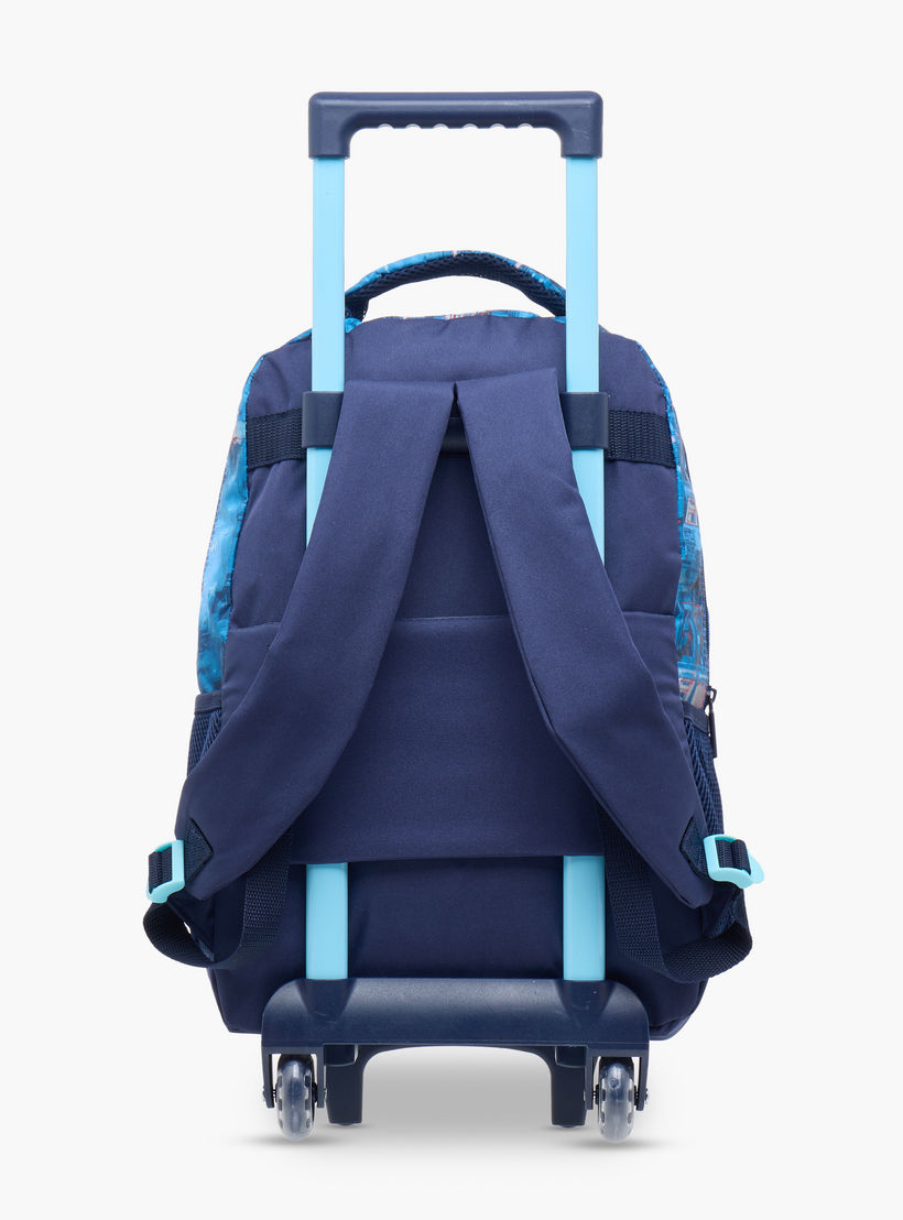طقم شنطة ظهر ترولي 16 بوصة 3 قطع بطبعات من ماست - 43x30x13 سم-school-bagsandbackpacks-trolleybags-image-8