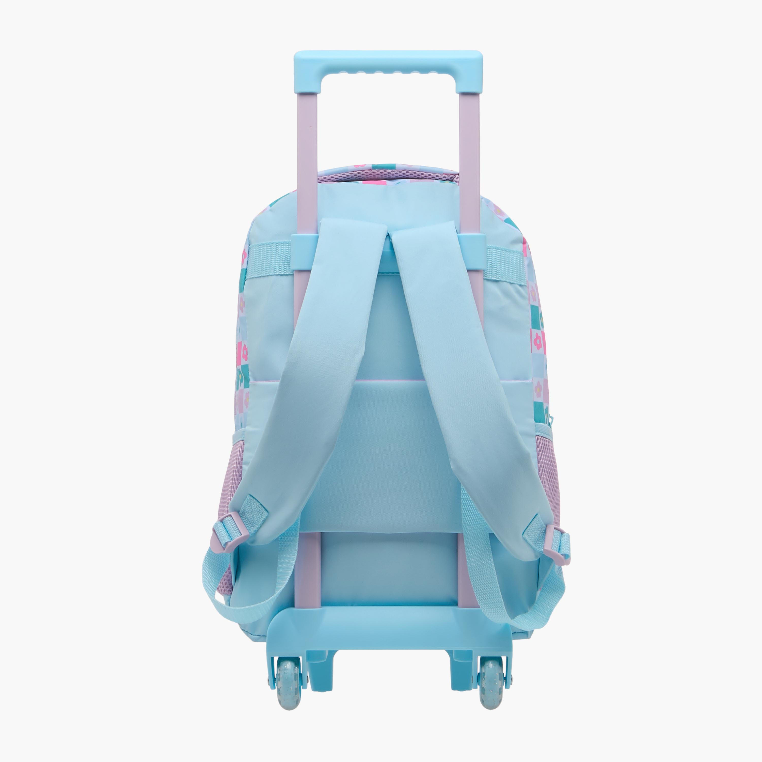 MUST Shapes 3-Piece School Trolley Bag Set for Girls 5-8 Years with Lunch Bag and Pencil Pouch -school-bagsandbackpacks-trolleybags-image-5