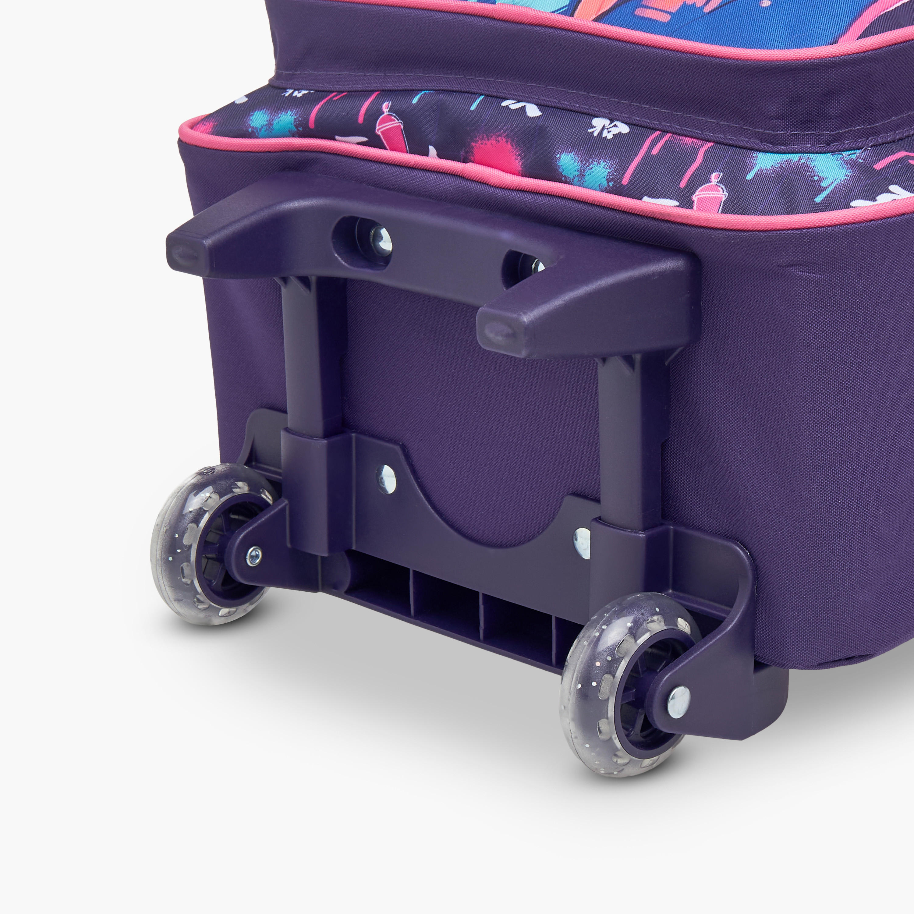 MUST Printed 3-Piece School Trolley Bag Set for Girls 5-8 Years with Lunch Bag and Pencil Pouch -school-bagsandbackpacks-trolleybags-image-13