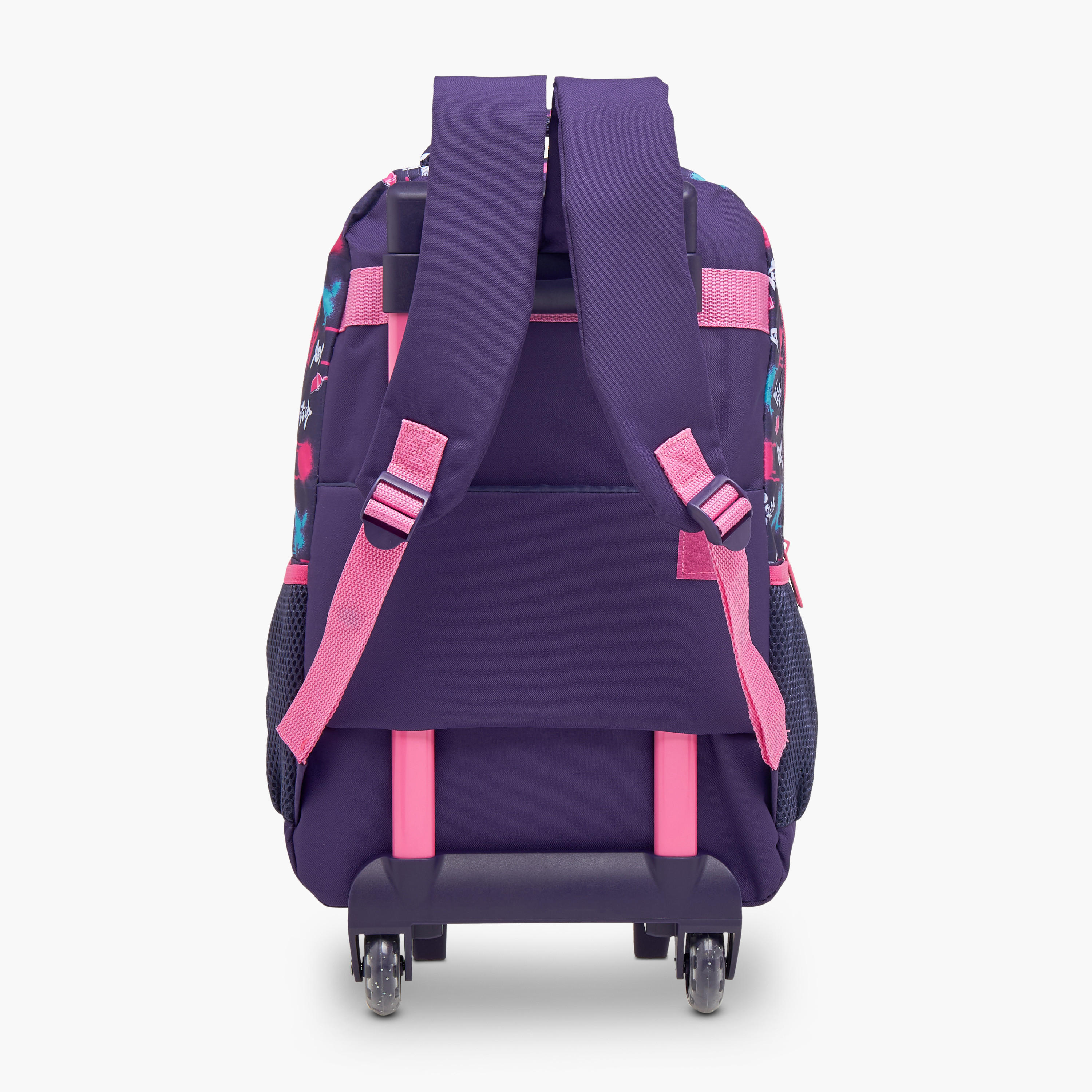 MUST Printed 3-Piece School Trolley Bag Set for Girls 5-8 Years with Lunch Bag and Pencil Pouch -school-bagsandbackpacks-trolleybags-image-6