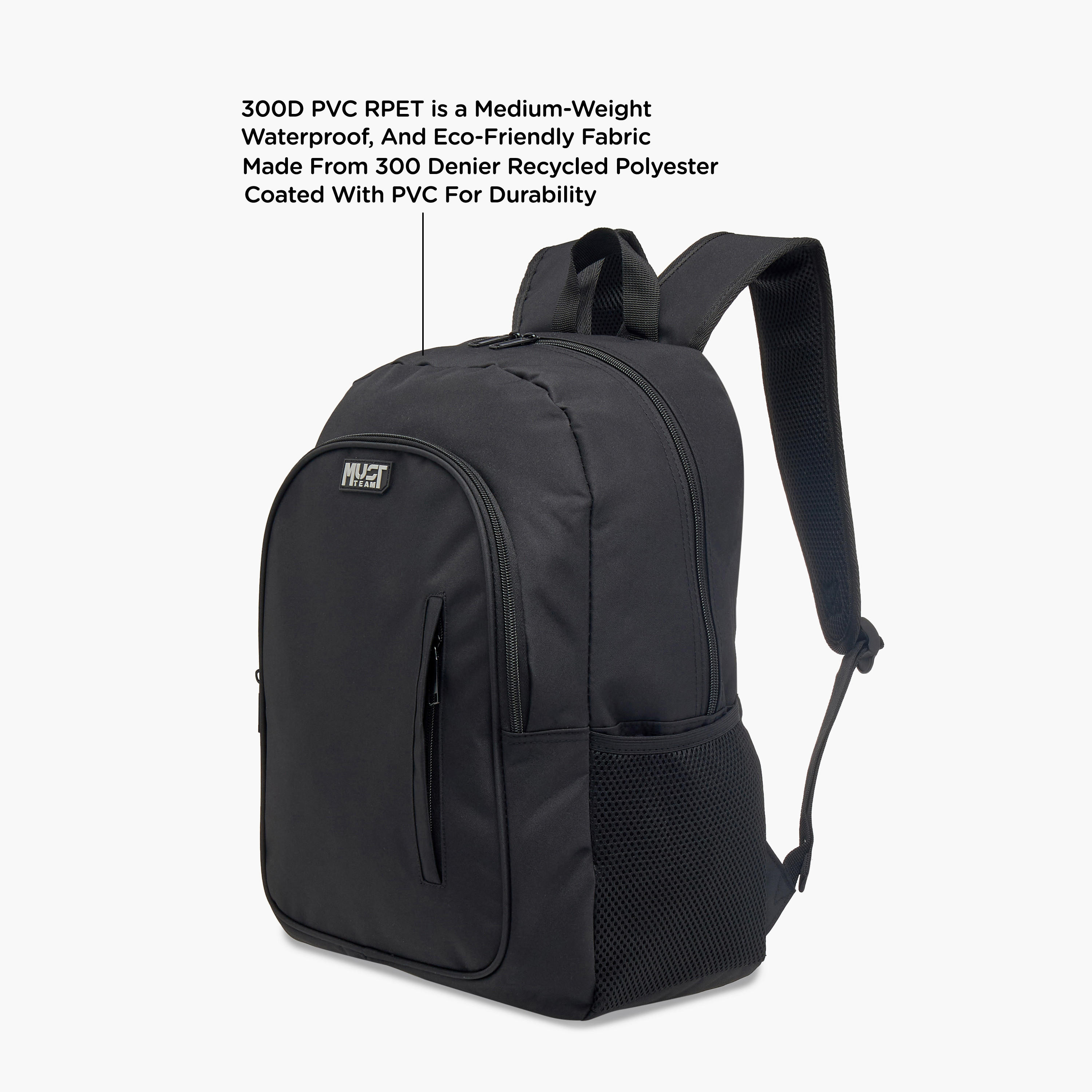 طقم شنطة ظهر مع شنطة غداء ومقلمة بزينة شعار من موست - 32x18x43 سم-school-bagsandbackpacks-sets-image-9