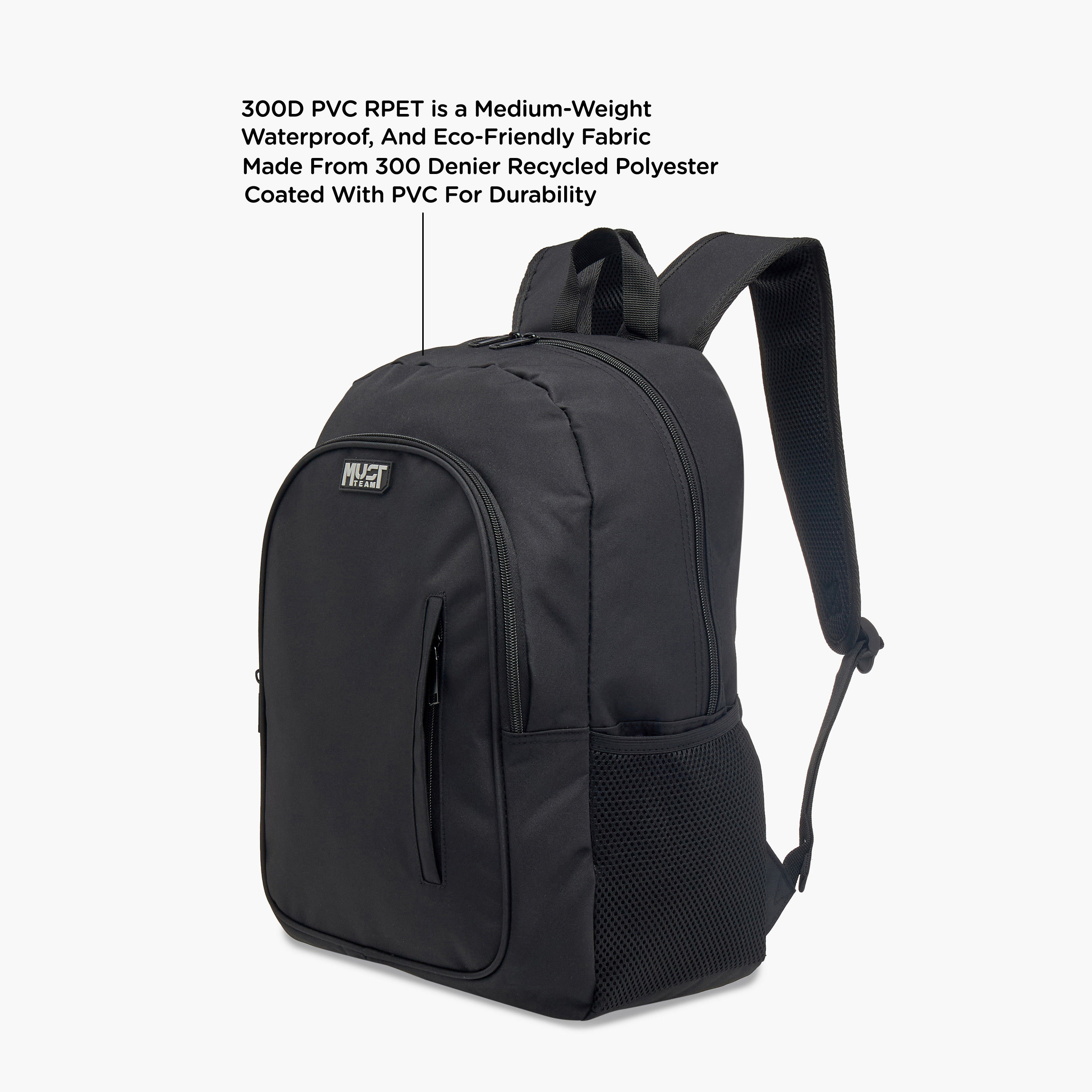 طقم شنطة ظهر مع شنطة غداء ومقلمة بزينة شعار من موست - 32x18x43 سم-school-bagsandbackpacks-backpacks-image-9