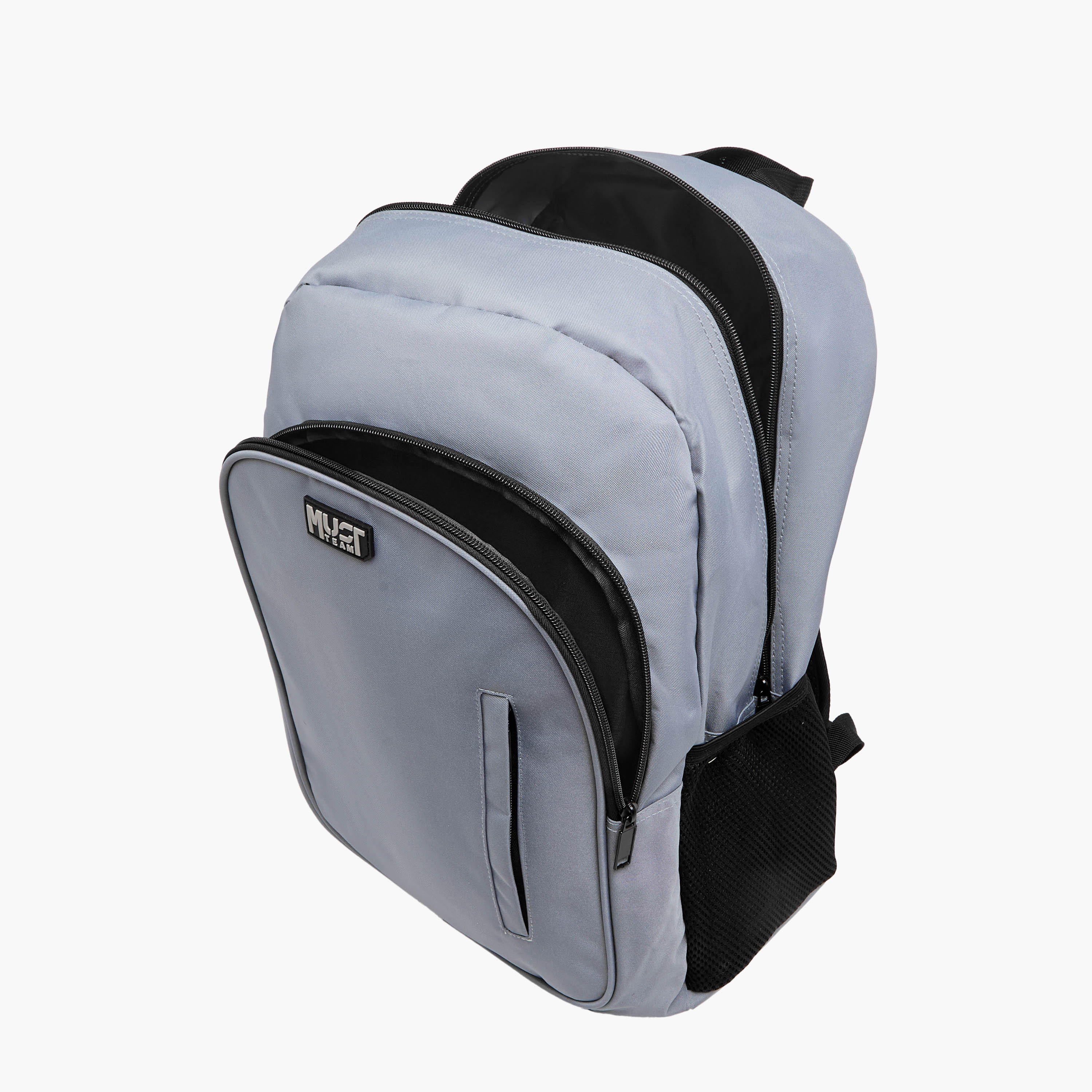 MUST Logo Applique Backpack with Lunch Bag and Pencil Pouch Set - 32x18x43 cms-school-bagsandbackpacks-sets-image-5