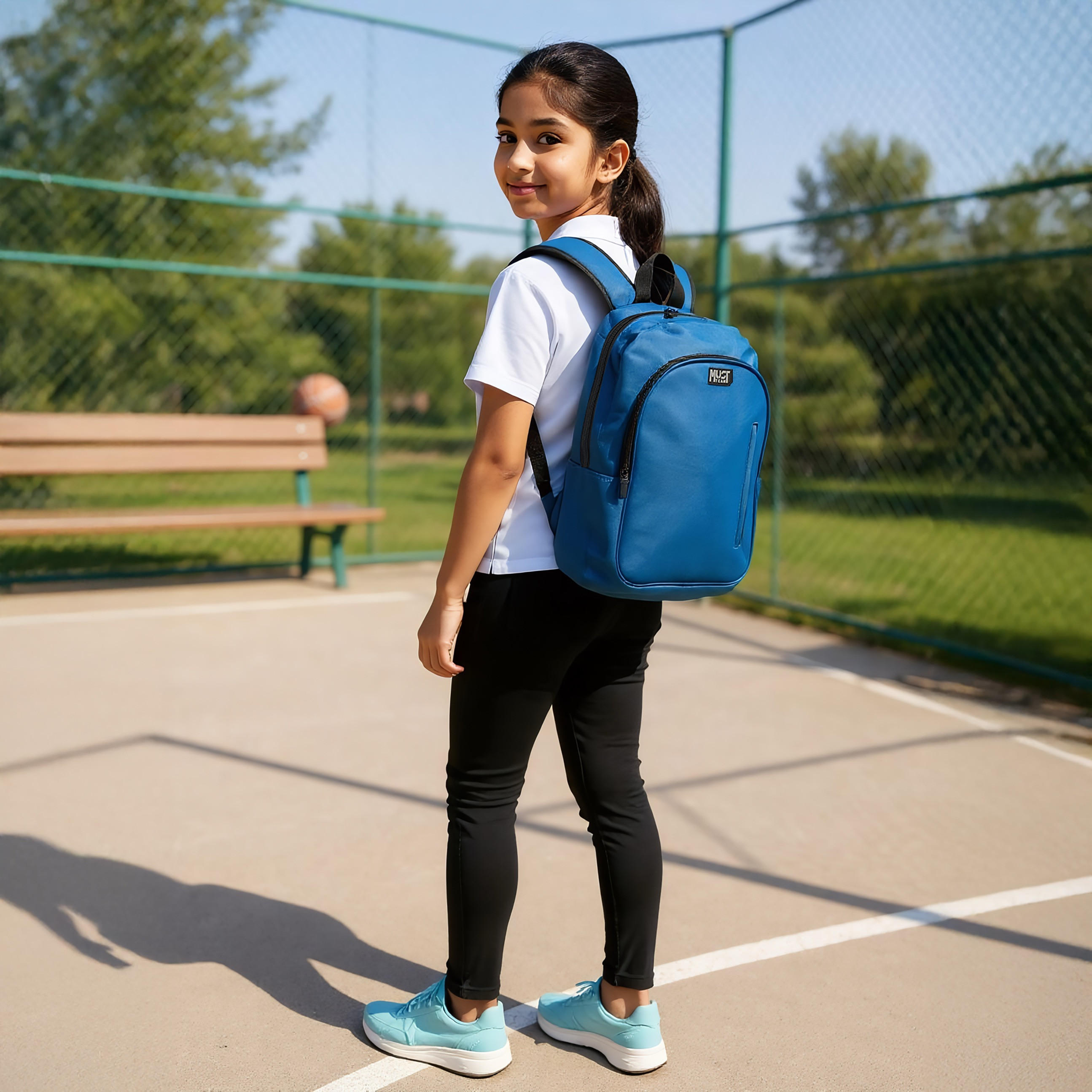 MUST 3-Piece Solid Backpack Set - 32x18x43 cms-school-bagsandbackpacks-sets-image-2