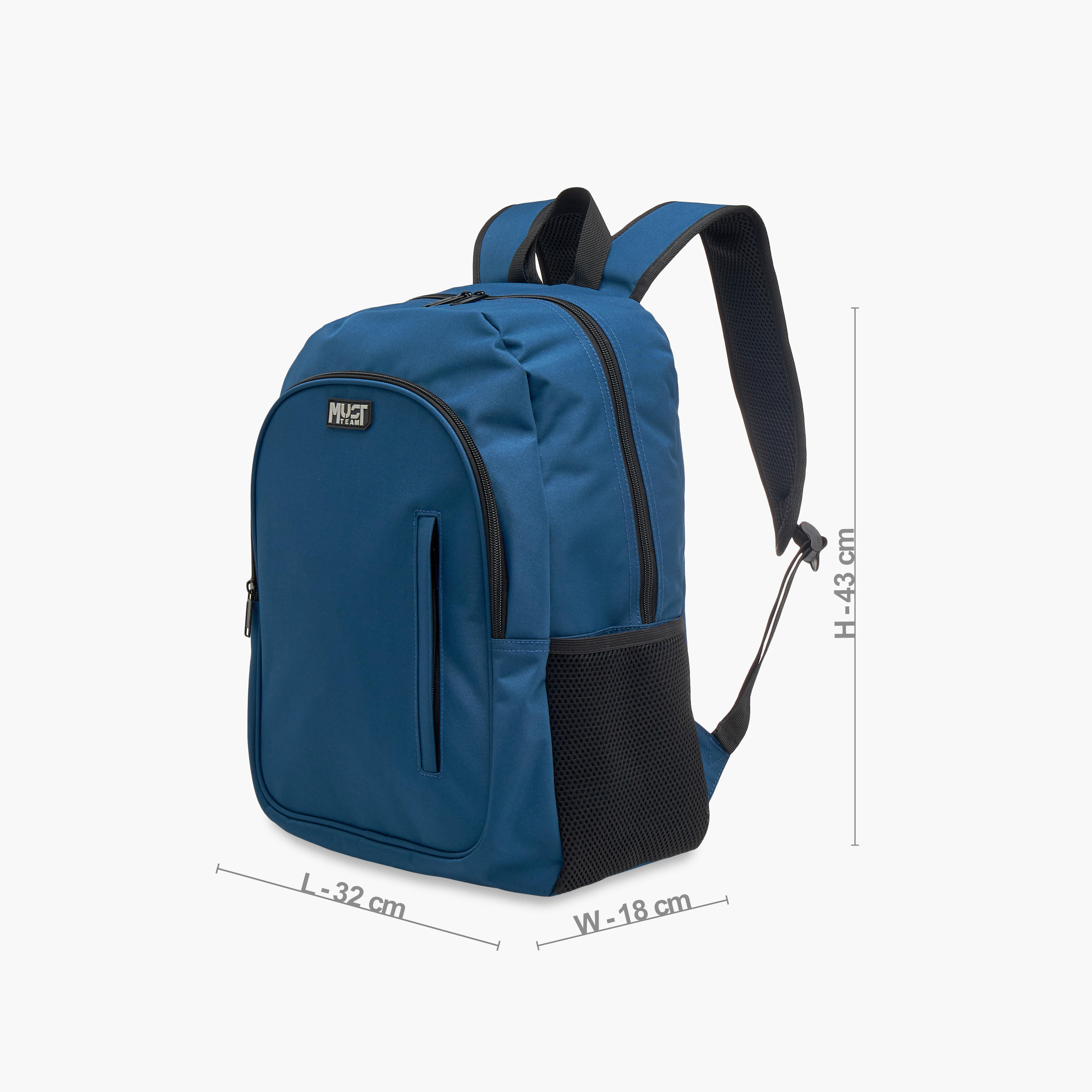 طقم شنطة ظهر سادة 3 قطع من موست - 32x18x43 سم-school-bagsandbackpacks-sets-image-5