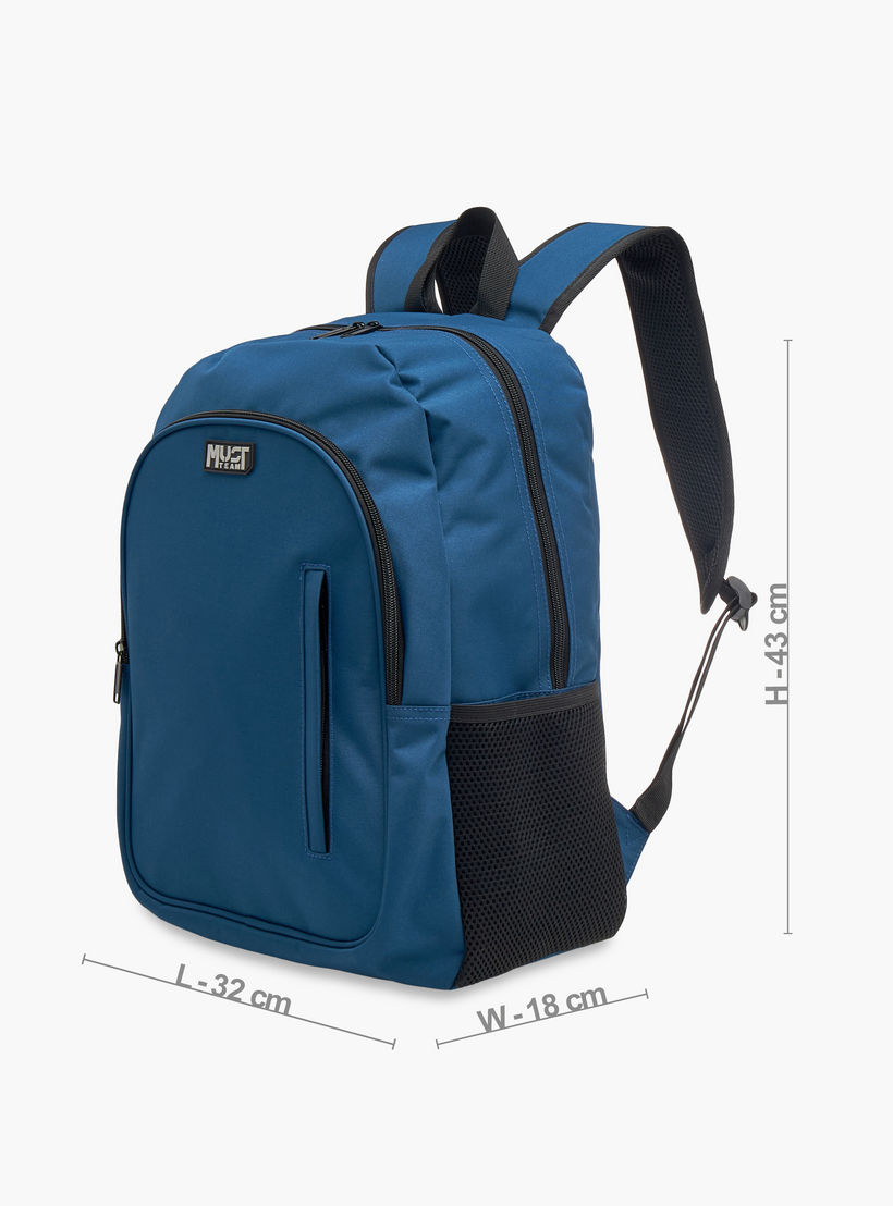 MUST 3-Piece Solid Backpack Set - 32x18x43 cms-school-bagsandbackpacks-backpacks-image-5
