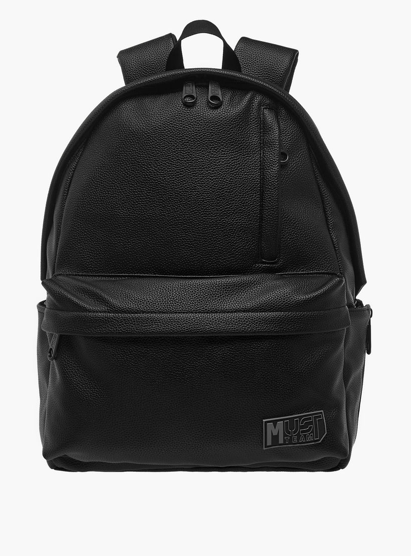 شنطة ظهر بارزة الملمس بحمّالات قابلة للتعديل وسحّاب إغلاق من ماست - 32x17x42 سم-school-bagsandbackpacks-backpacks-image-1