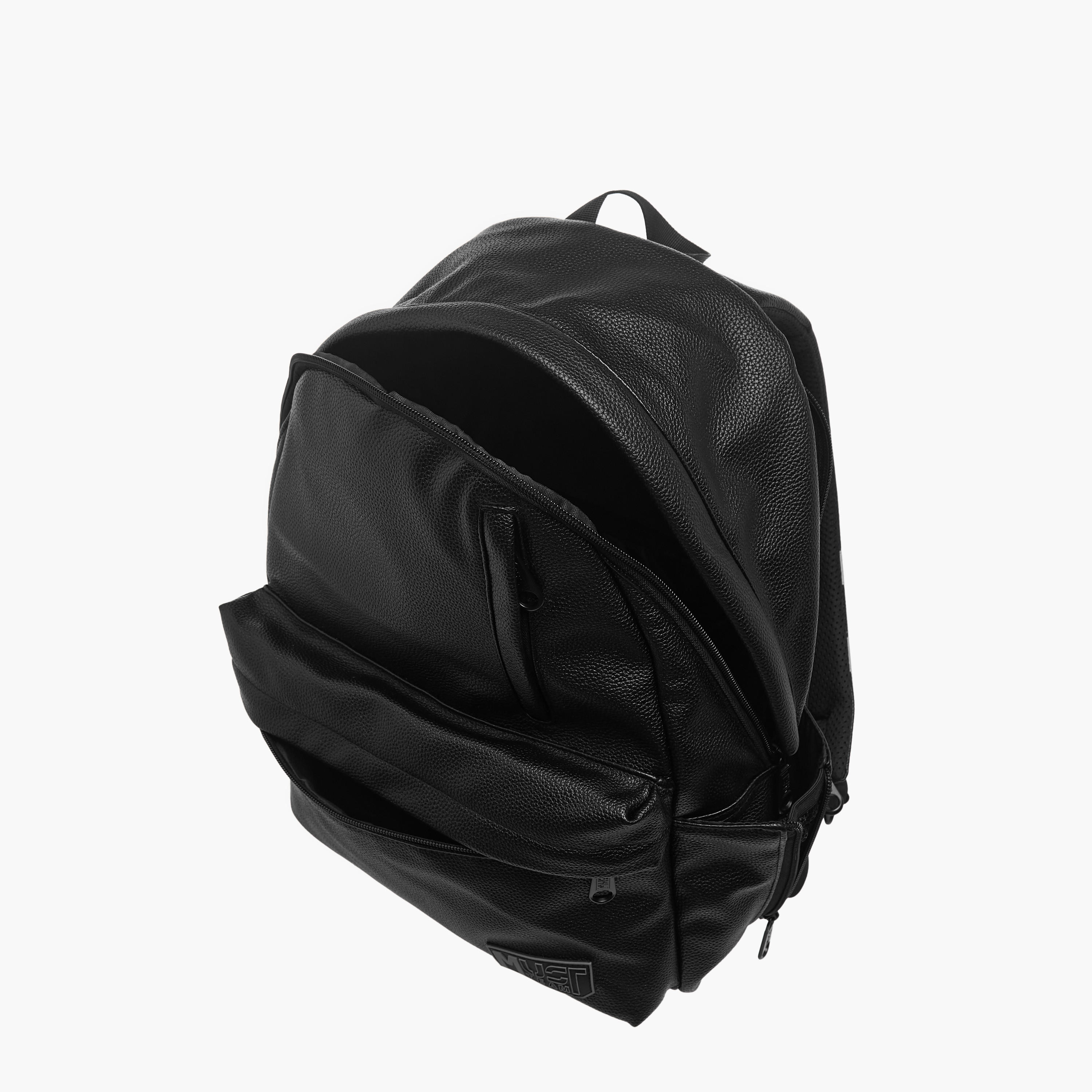 شنطة ظهر بارزة الملمس بحمّالات قابلة للتعديل وسحّاب إغلاق من ماست - 32x17x42 سم-school-bagsandbackpacks-backpacks-image-7