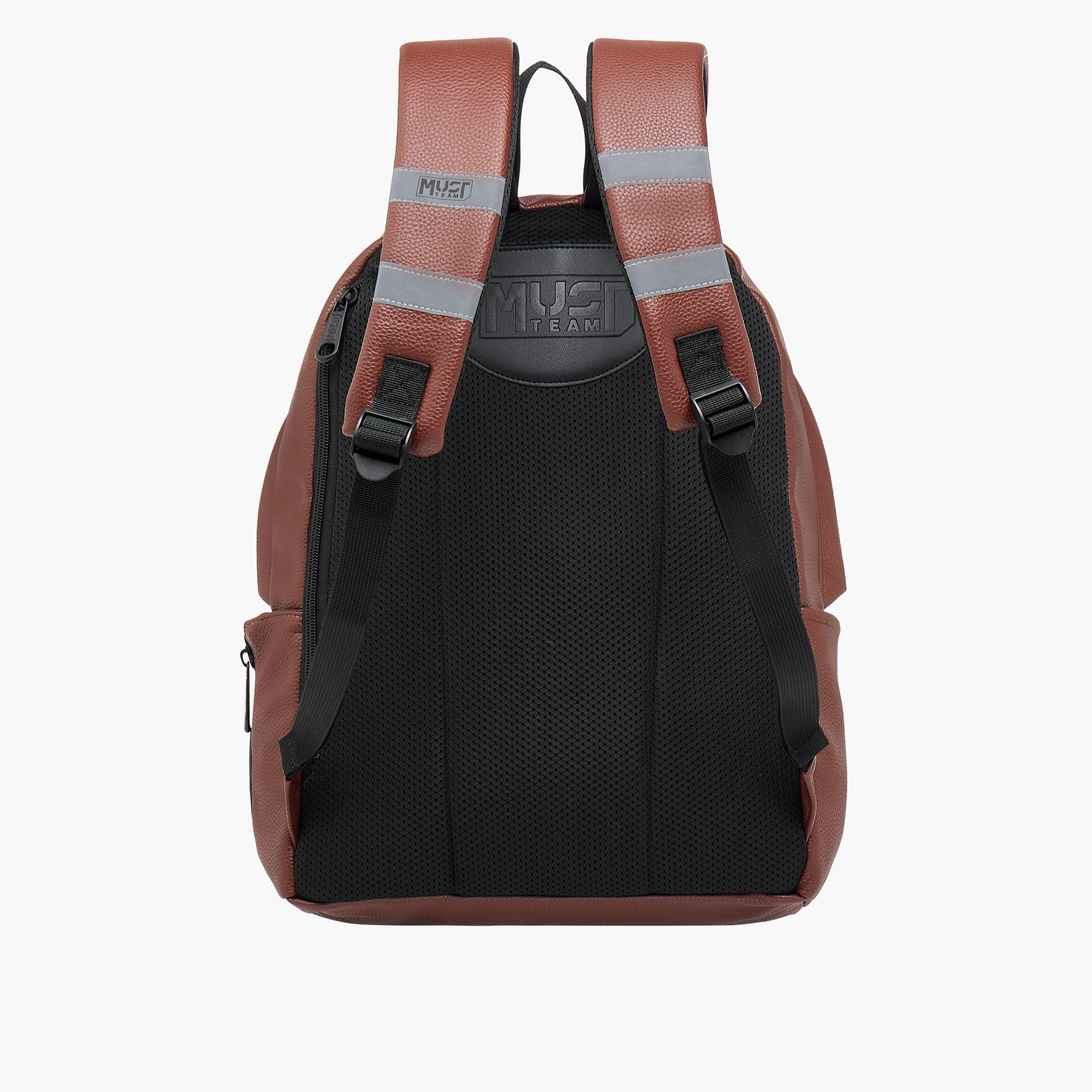 MUST Textured Backpack with Adjustable Shoulder Straps and Zip Closure - 32x17x42 cms-school-bagsandbackpacks-backpacks-image-6