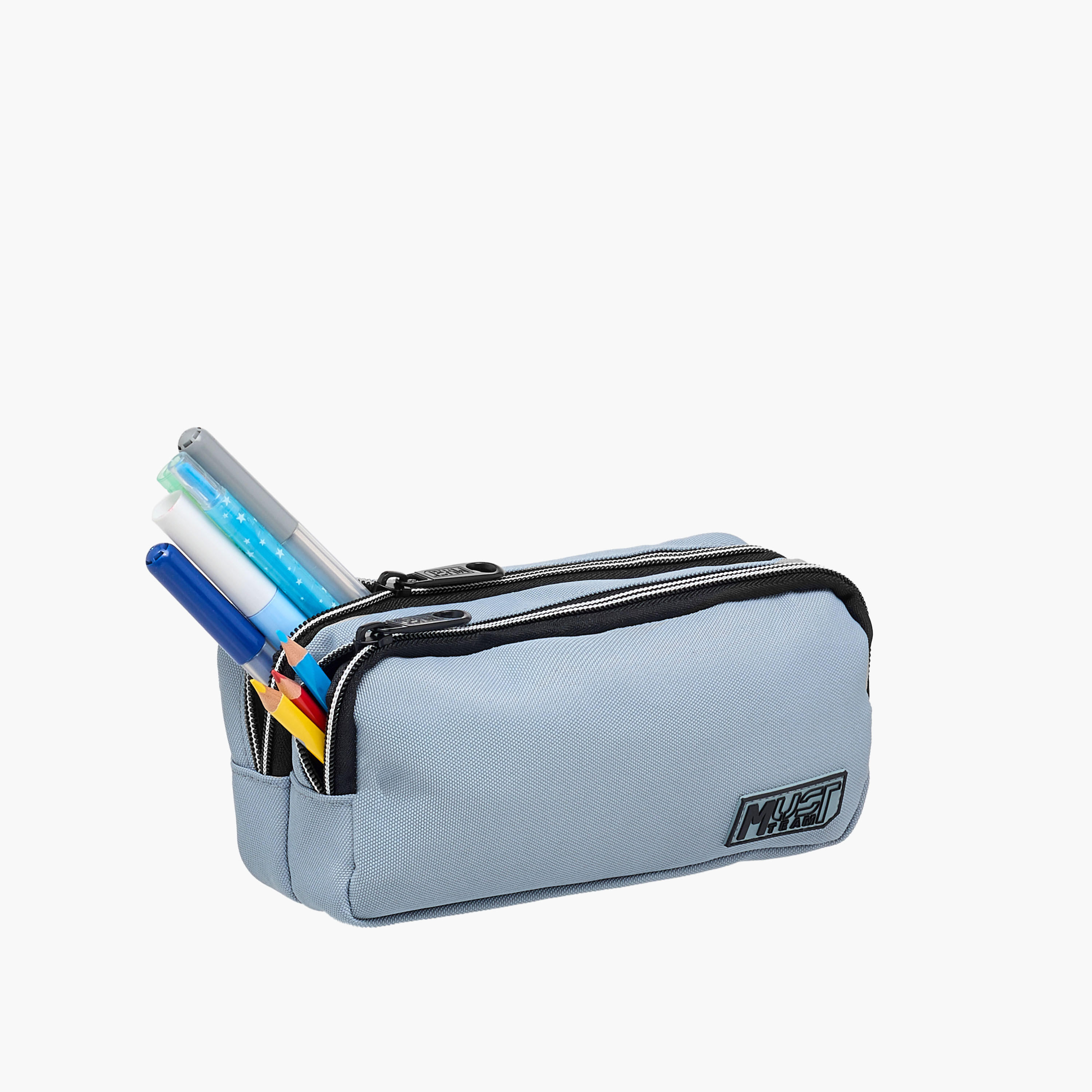 MUST Solid Pencil Pouch with Zip Closure-school-stationery-pencilcases-image-5