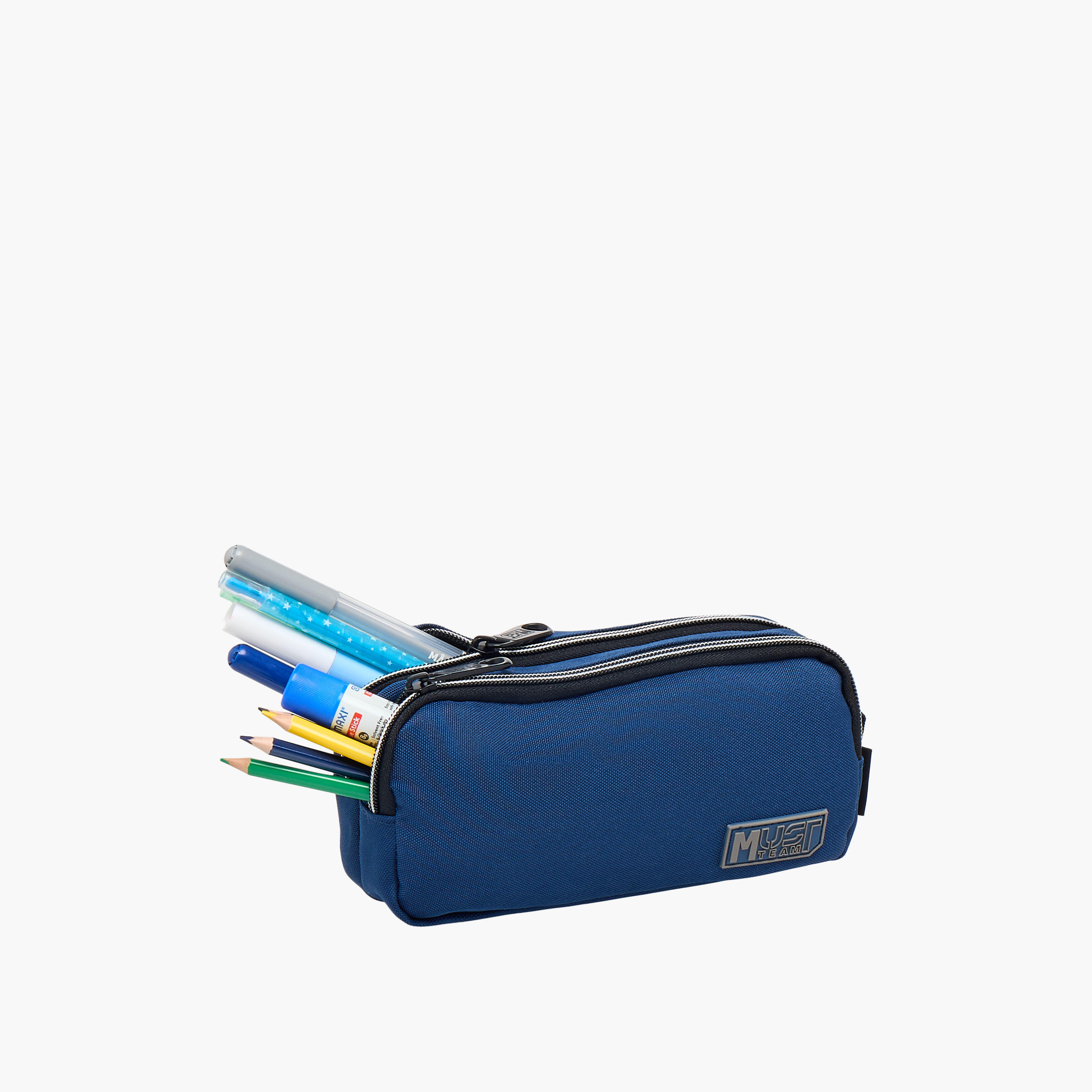 MUST Solid Pencil Pouch with Zip Closure-school-stationery-pencilcases-image-5