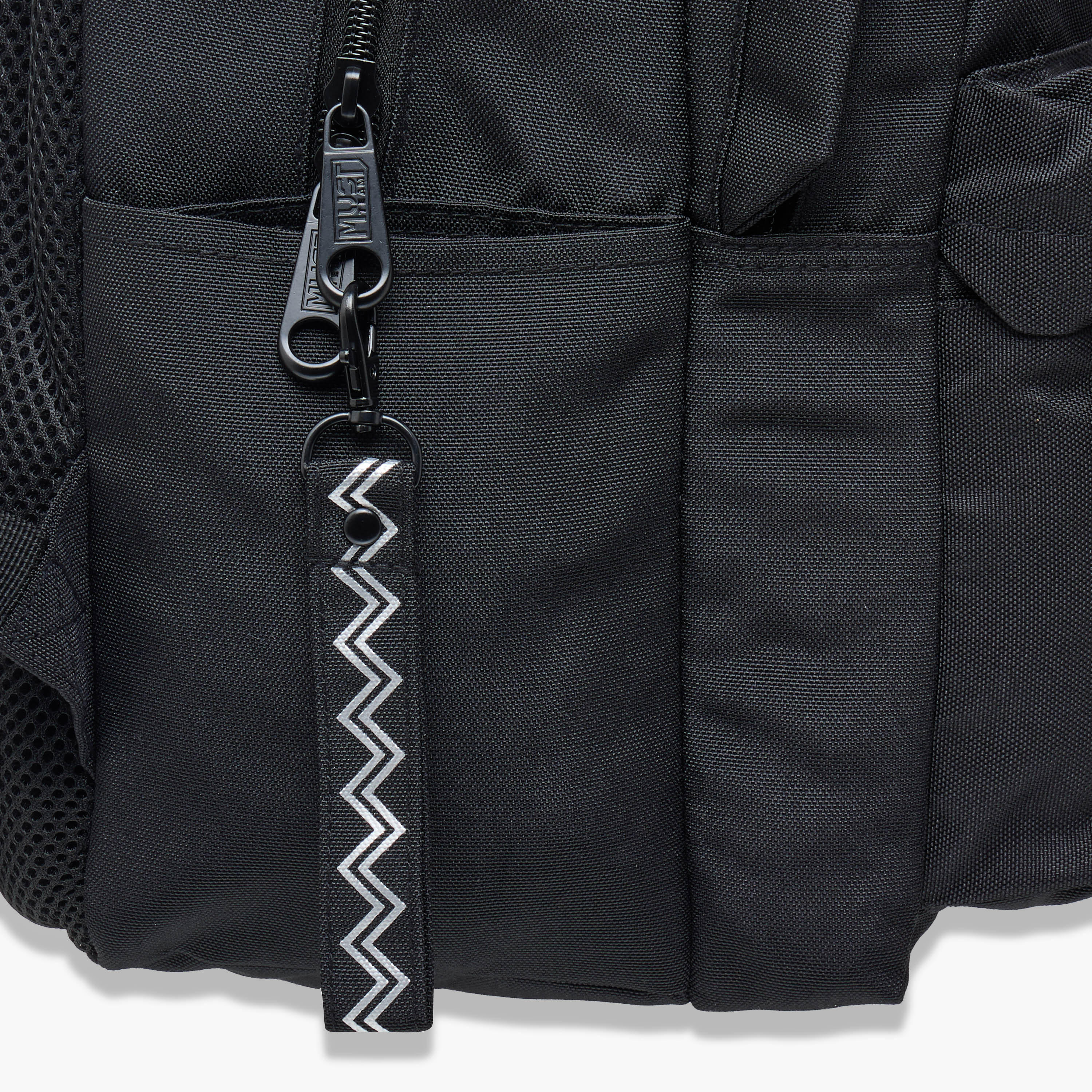 MUST Logo Applique Backpack with Adjustable Straps and Zip Closure - 32x19x42 cms-school-bagsandbackpacks-backpacks-image-10