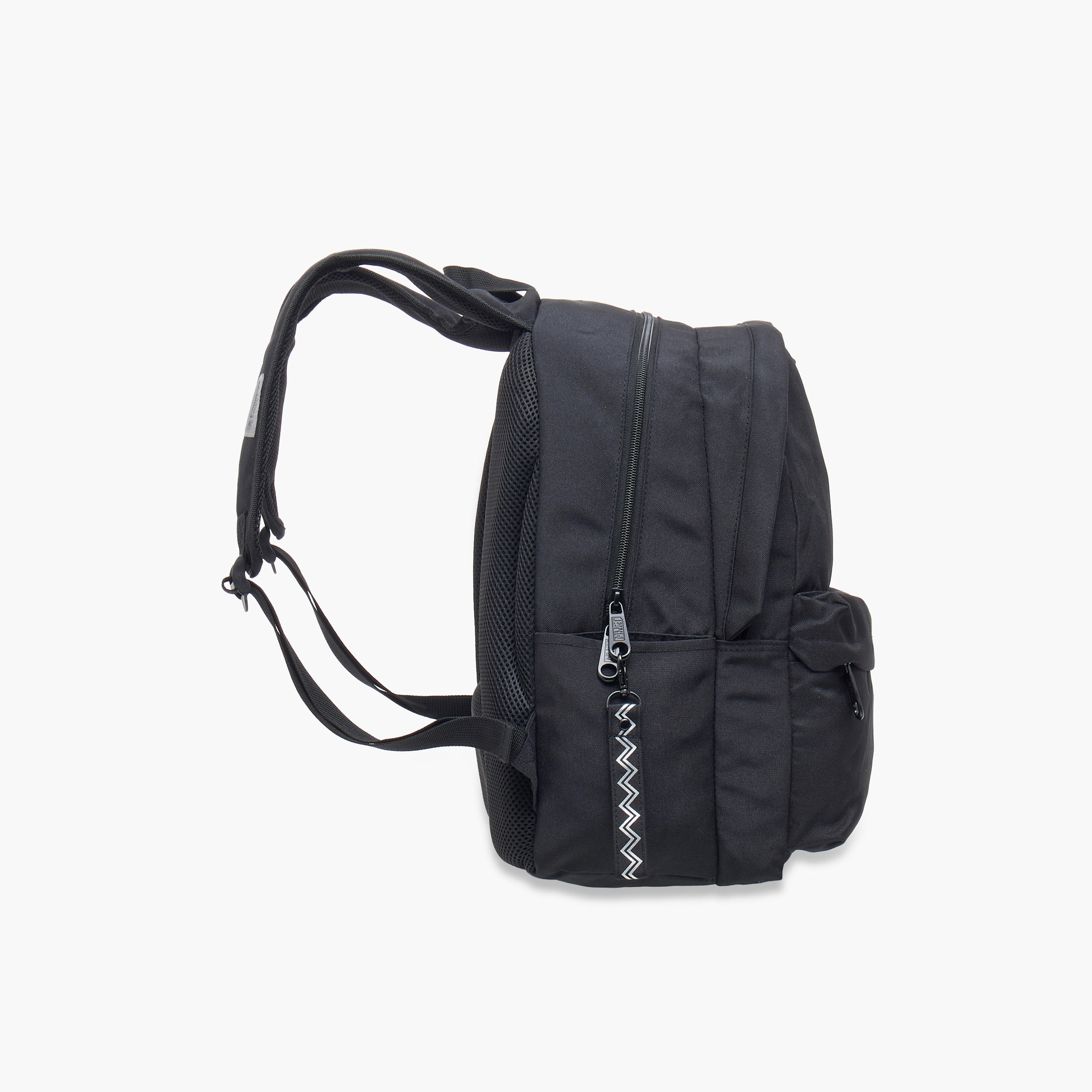 MUST Logo Applique Backpack with Adjustable Straps and Zip Closure - 32x19x42 cms-school-bagsandbackpacks-backpacks-image-3