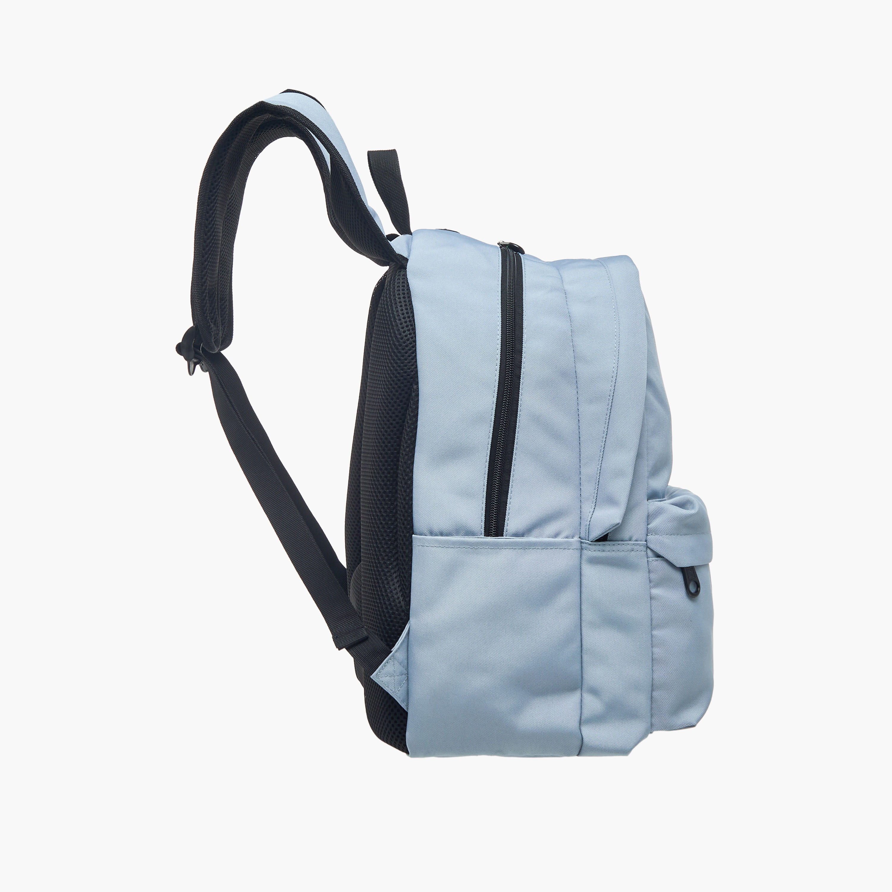 MUST Logo Applique Backpack with Adjustable Straps and Zip Closure - 32x19x42 cms-school-bagsandbackpacks-backpacks-image-5
