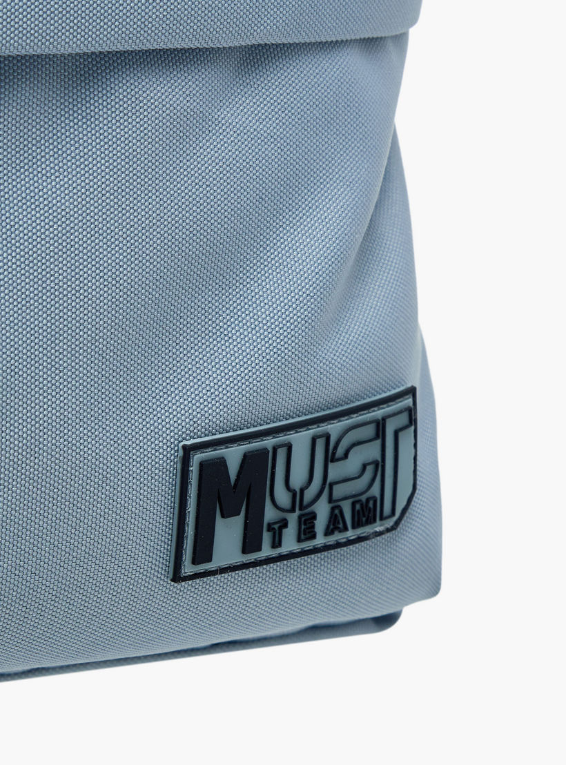 MUST Logo Applique Backpack with Adjustable Straps and Zip Closure - 32x19x42 cms-school-bagsandbackpacks-backpacks-image-9