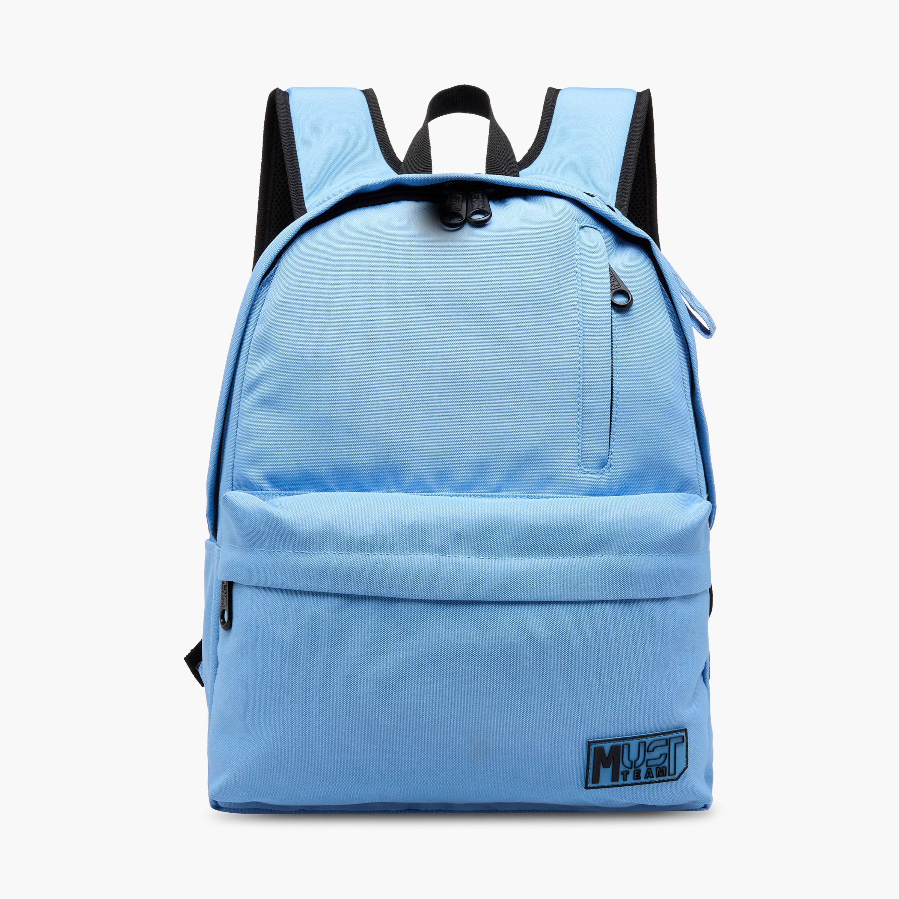 شنطة ظهر مزينة بشعار وسحّاب إغلاق وقسم للابتوب من ماست - 32×19×42 سم-school-bagsandbackpacks-backpacks-image-1