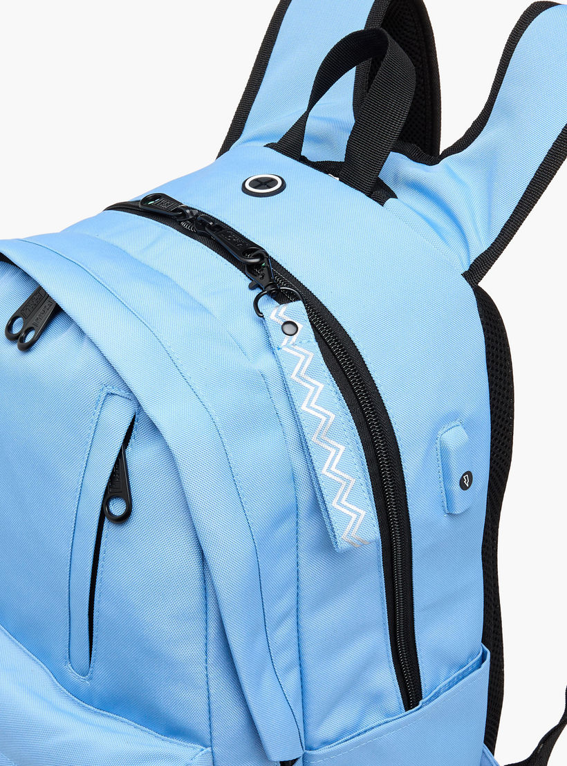 شنطة ظهر مزينة بشعار وسحّاب إغلاق وقسم للابتوب من ماست - 32×19×42 سم-school-bagsandbackpacks-backpacks-image-9