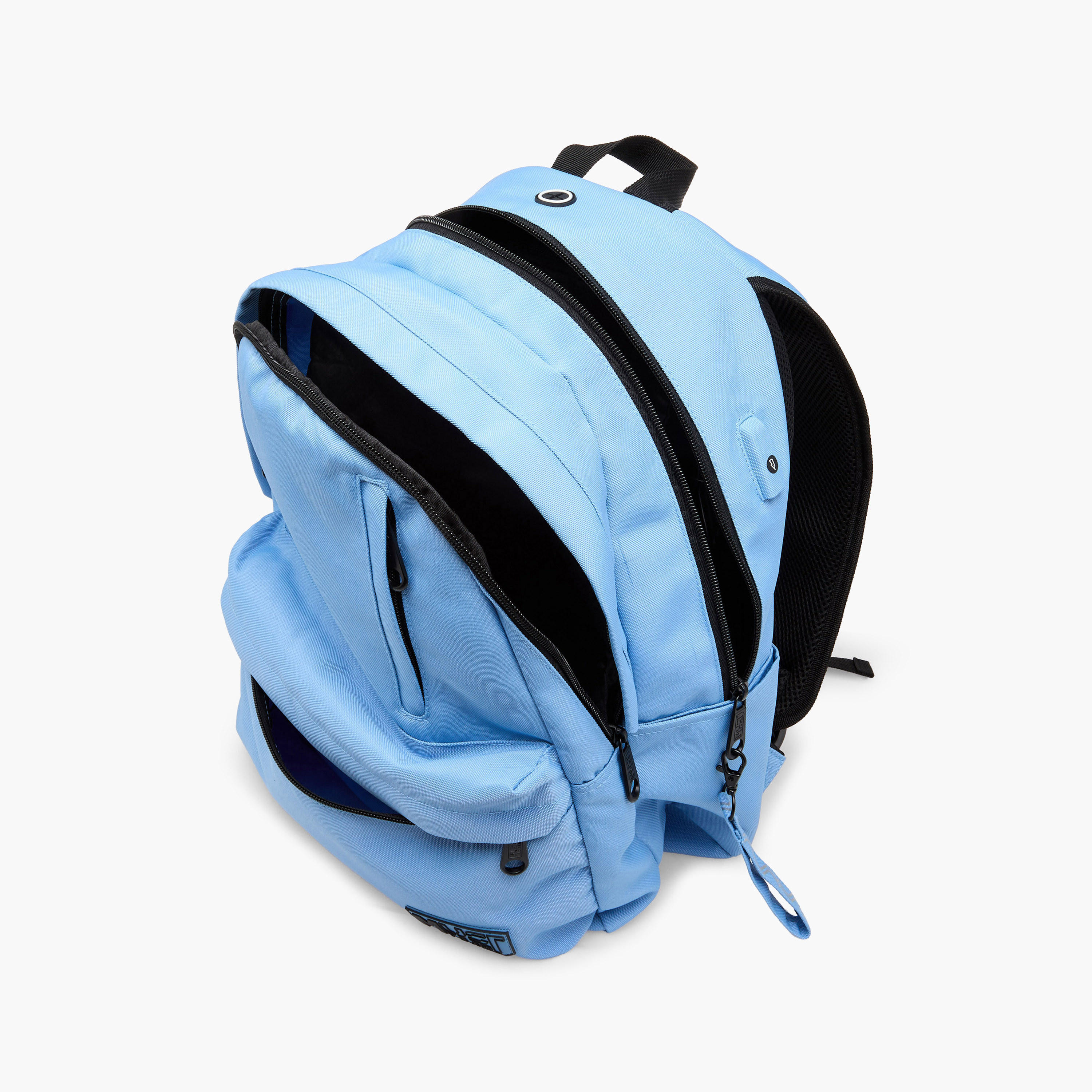 شنطة ظهر مزينة بشعار وسحّاب إغلاق وقسم للابتوب من ماست - 32×19×42 سم-school-bagsandbackpacks-backpacks-image-11
