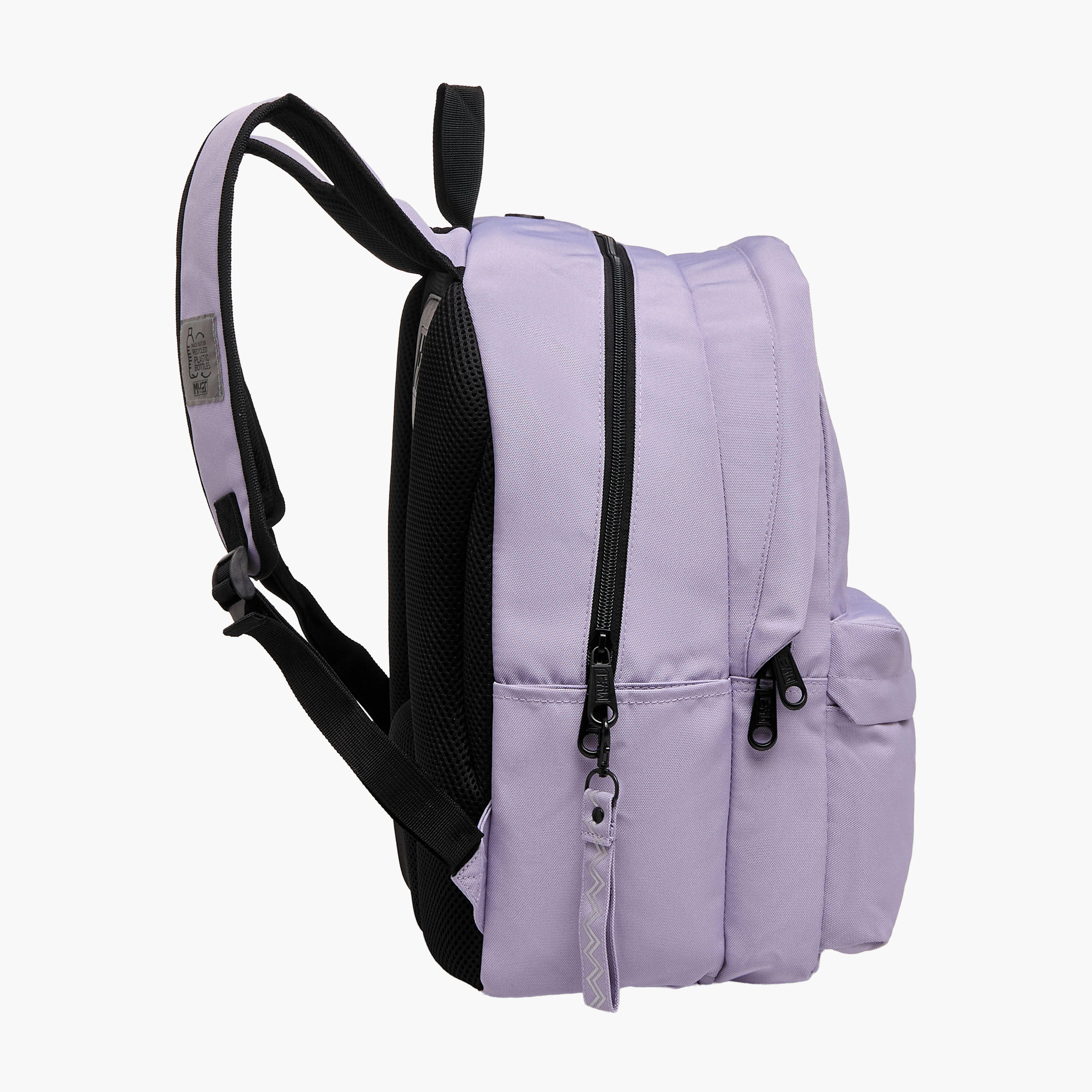 MUST Mermaid Print Backpack with Zip Closure and Laptop Compartment - 32x19x42 cms-school-bagsandbackpacks-backpacks-image-3