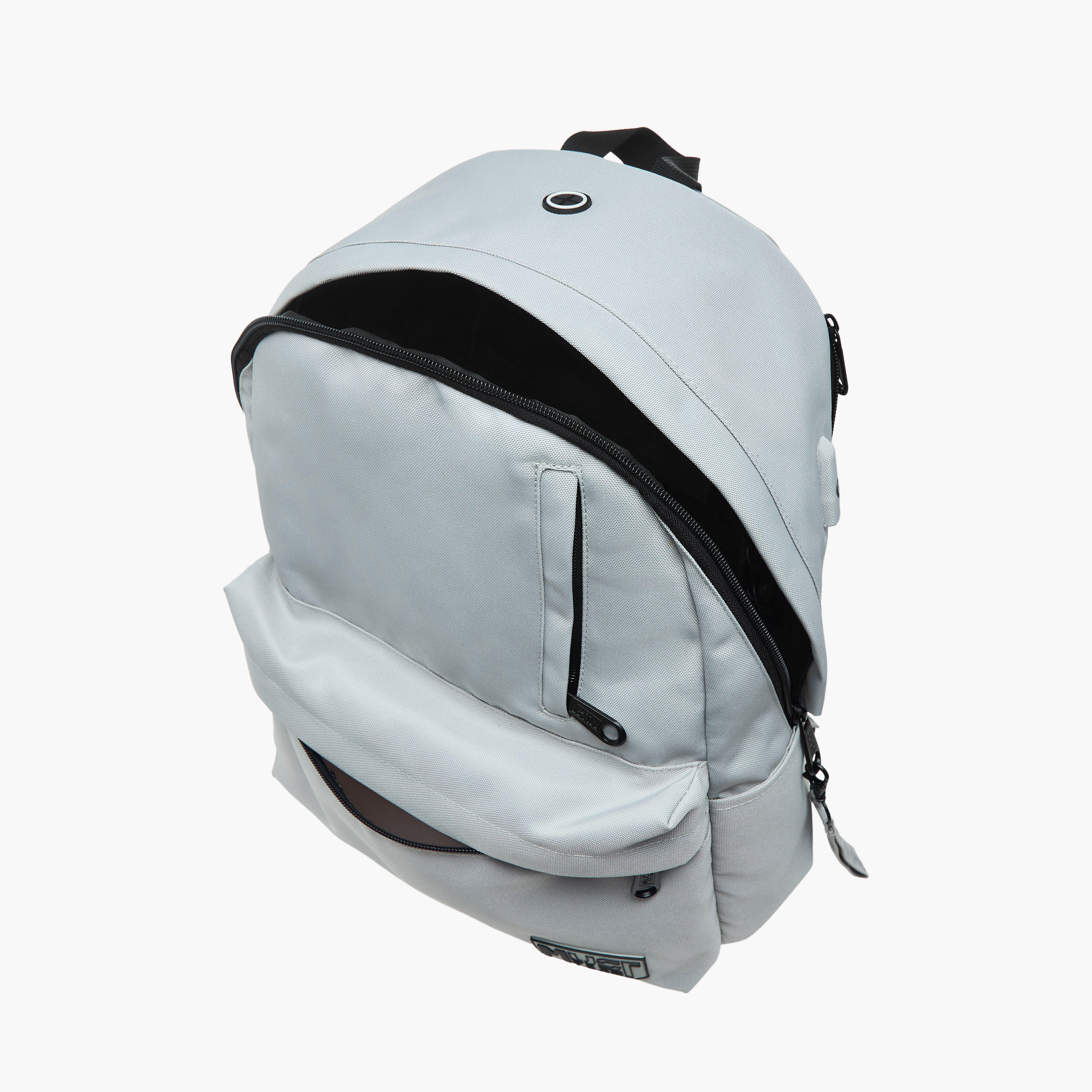 MUST Solid Backpack with Adjustable Straps and Zip Closure - 32x17x42 cms-school-bagsandbackpacks-backpacks-image-11