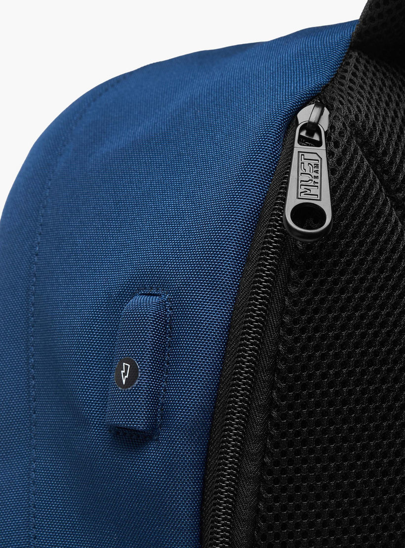 MUST Solid Backpack with Adjustable Straps and Zip Closure - 32x17x42 cms-school-bagsandbackpacks-backpacks-image-7