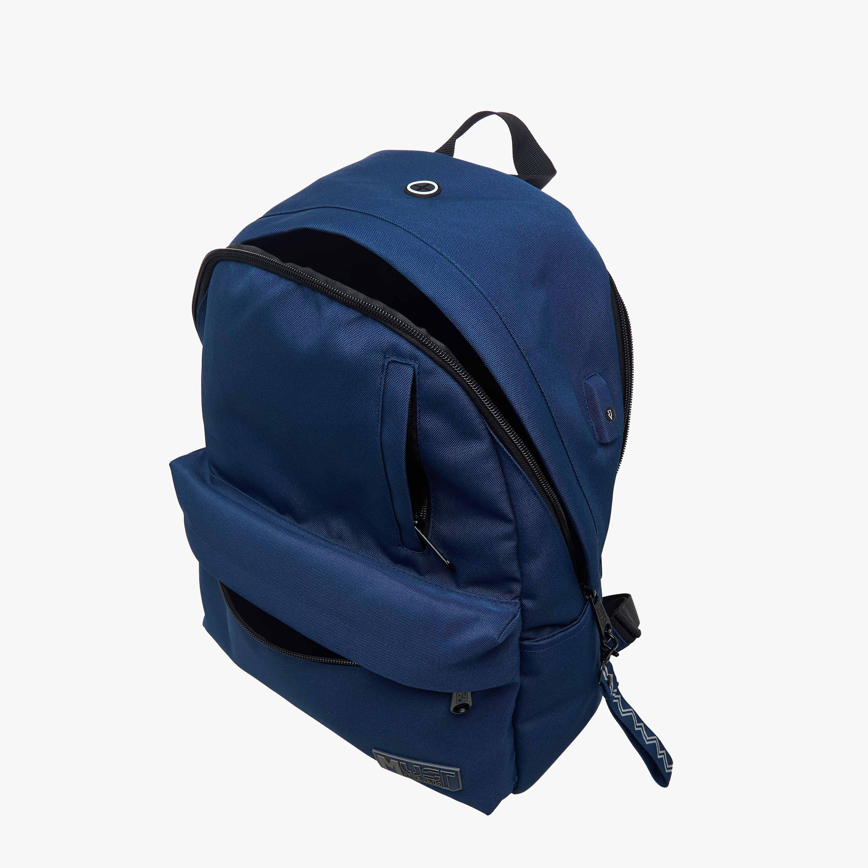 MUST Solid Backpack with Adjustable Straps and Zip Closure - 32x17x42 cms-school-bagsandbackpacks-backpacks-image-11