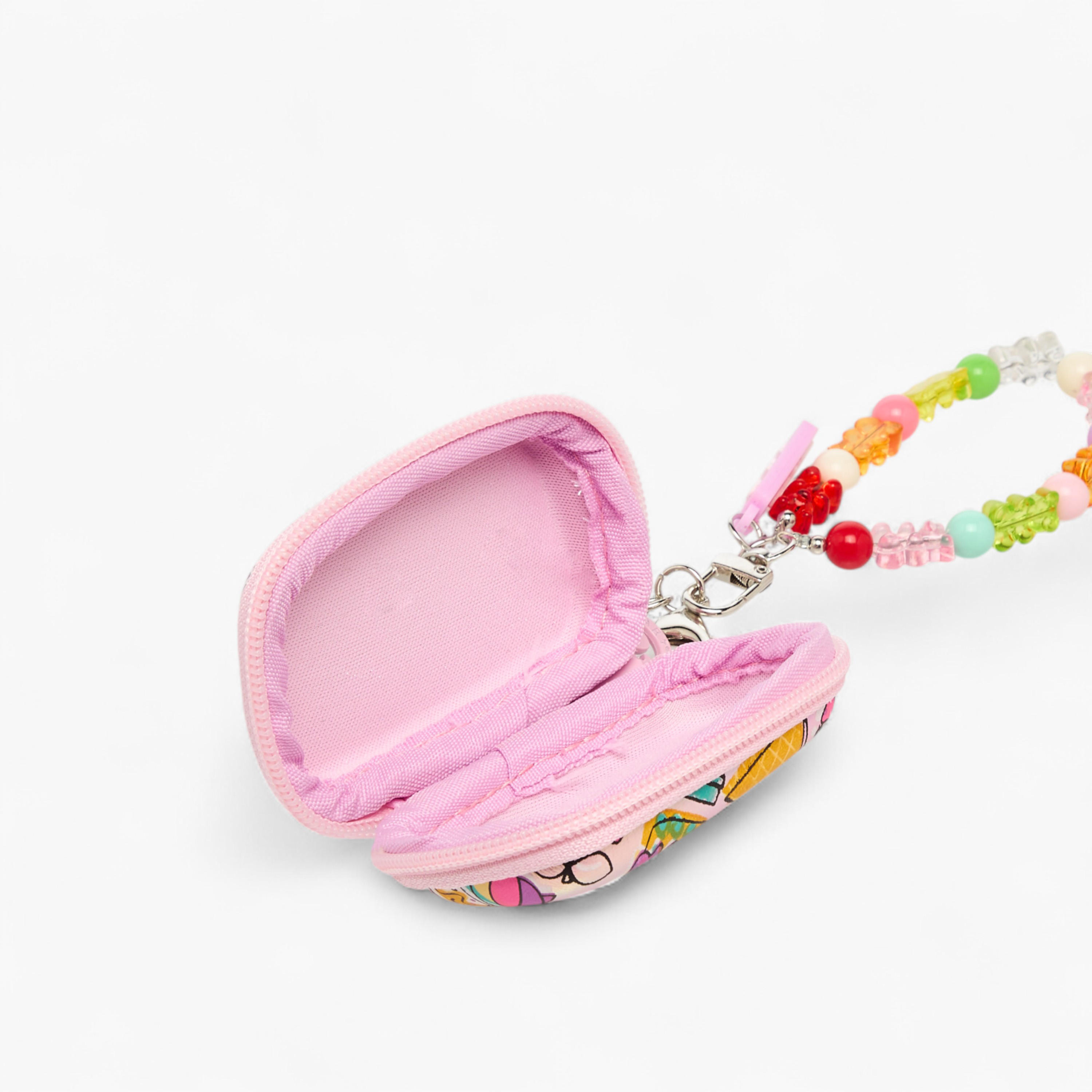 شنطة صغيرة بسلسلة مفاتيح وطبعات كب كيك-school-stationery-pencilcases-image-3