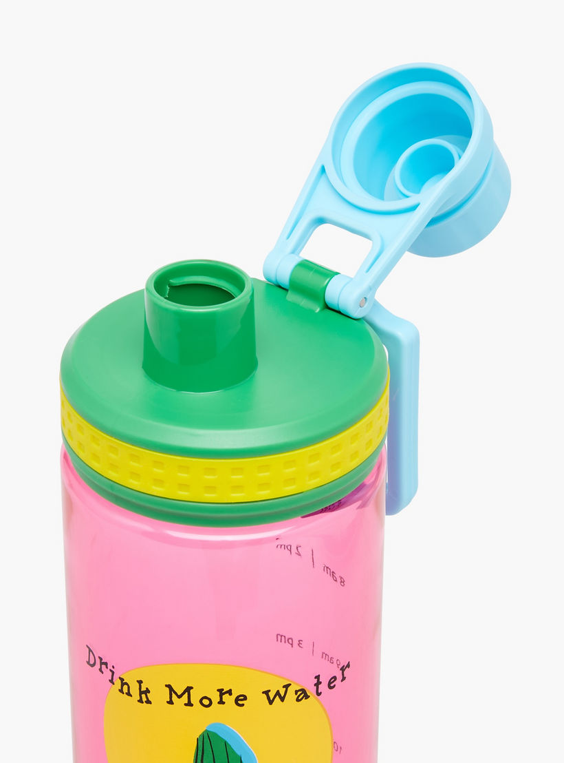 icon Cactus Plastic Water Bottle with Sipper and BPA-Free – 700 ml-school-waterbottles-image-5