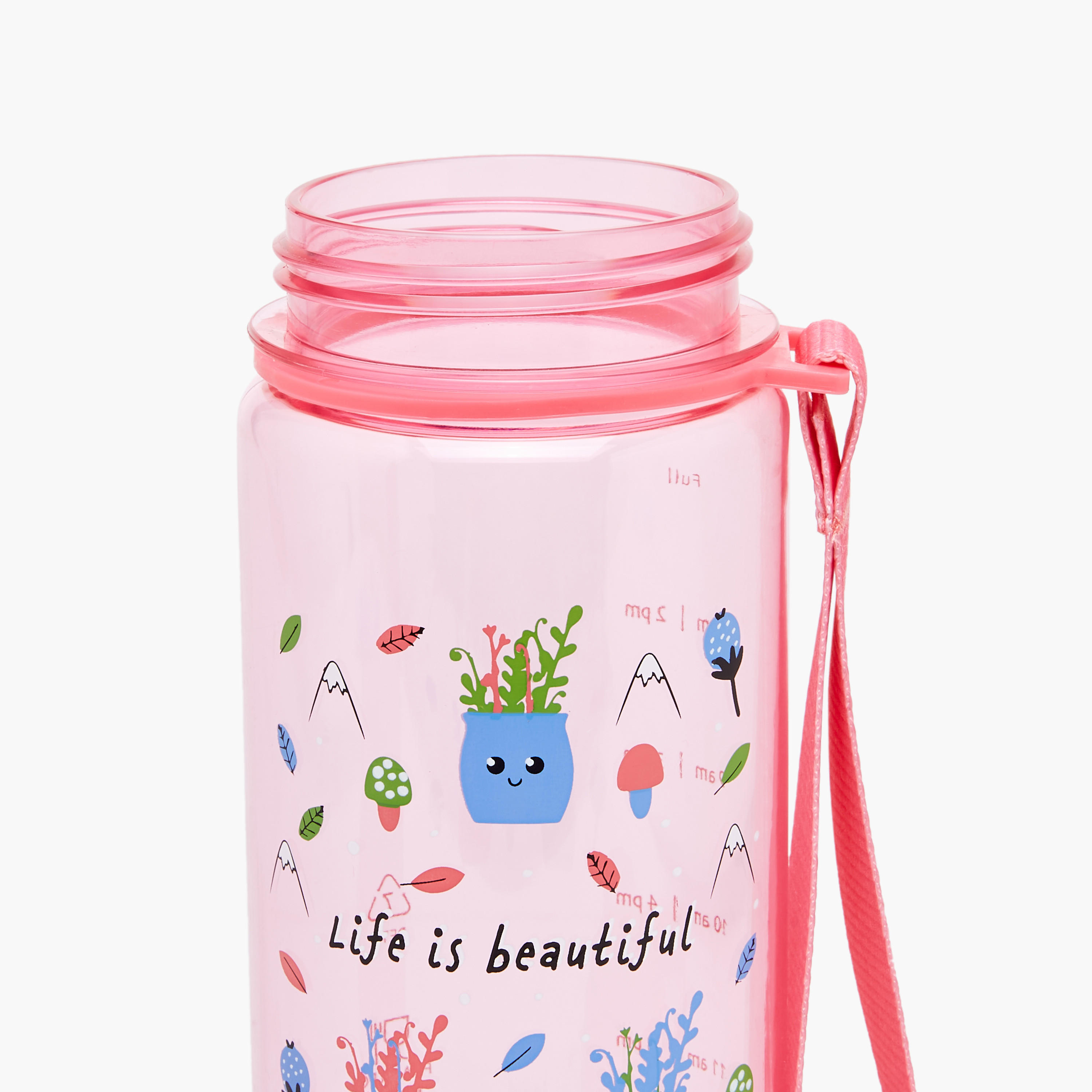 icon Printed Plastic Water Bottle with Sipper and BPA-Free – 750 ml-school-waterbottles-image-3