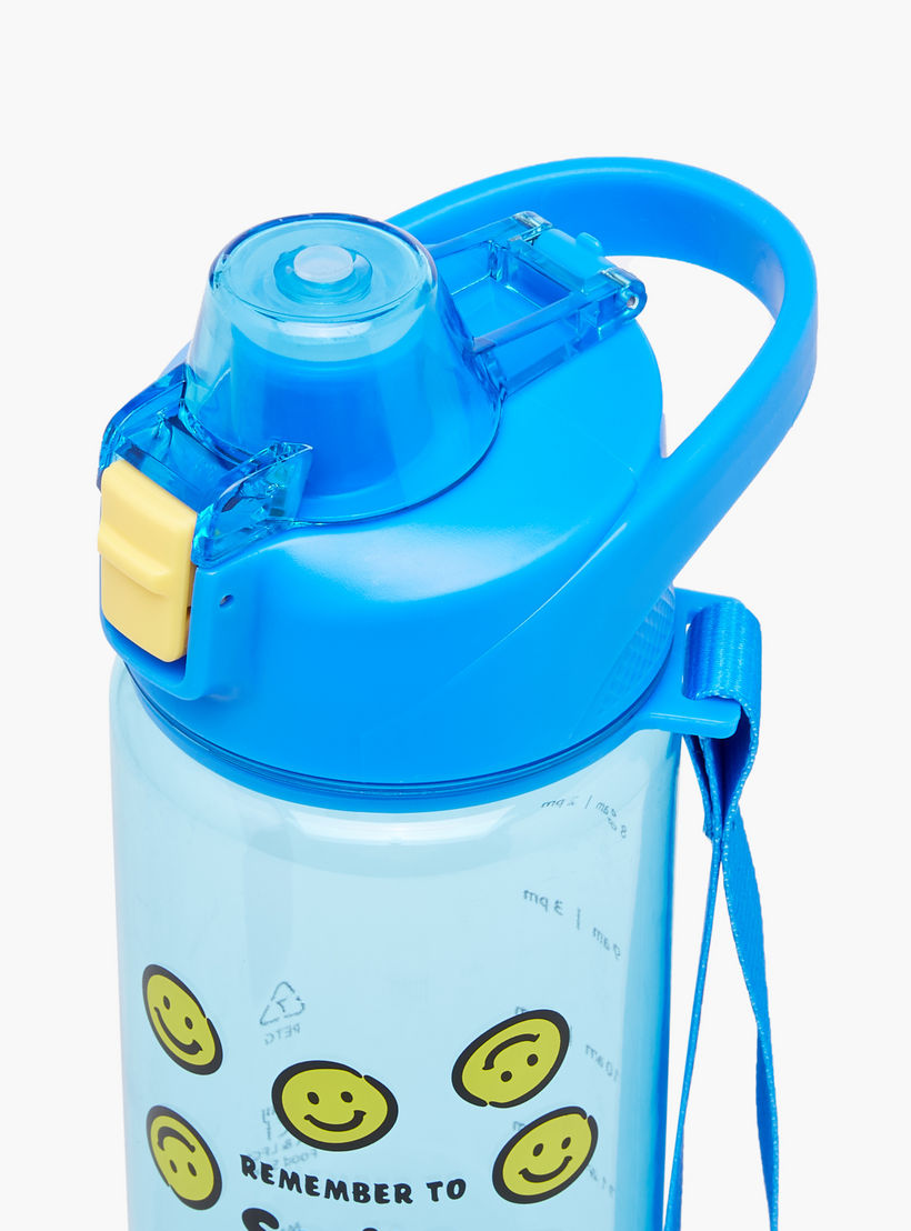 icon Smiley Plastic Water Bottle with BPA-Free – 750 ml-school-waterbottles-image-3