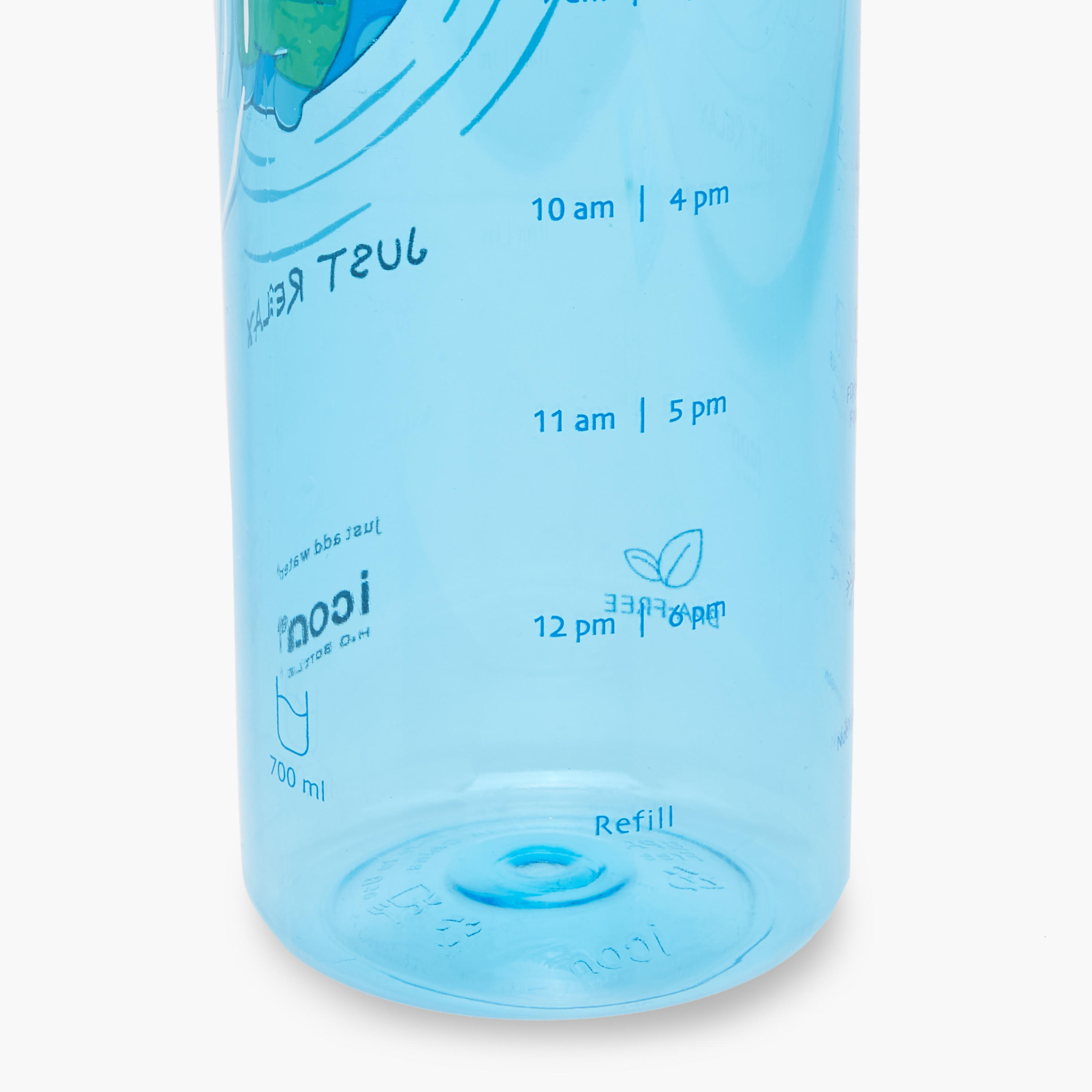icon Printed Plastic Water Bottle with BPA-Free – 700 ml-school-waterbottles-image-7