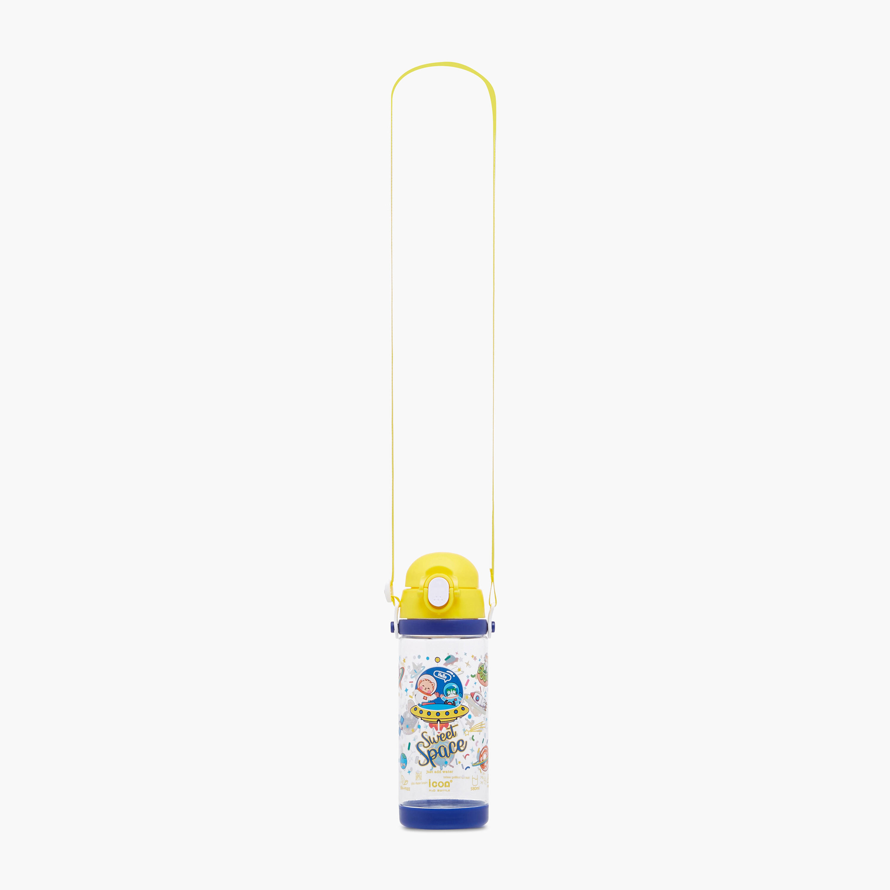 icon Space Plastic Water Bottle with Sipper and BPA-Free – 580 ml-school-waterbottles-image-3