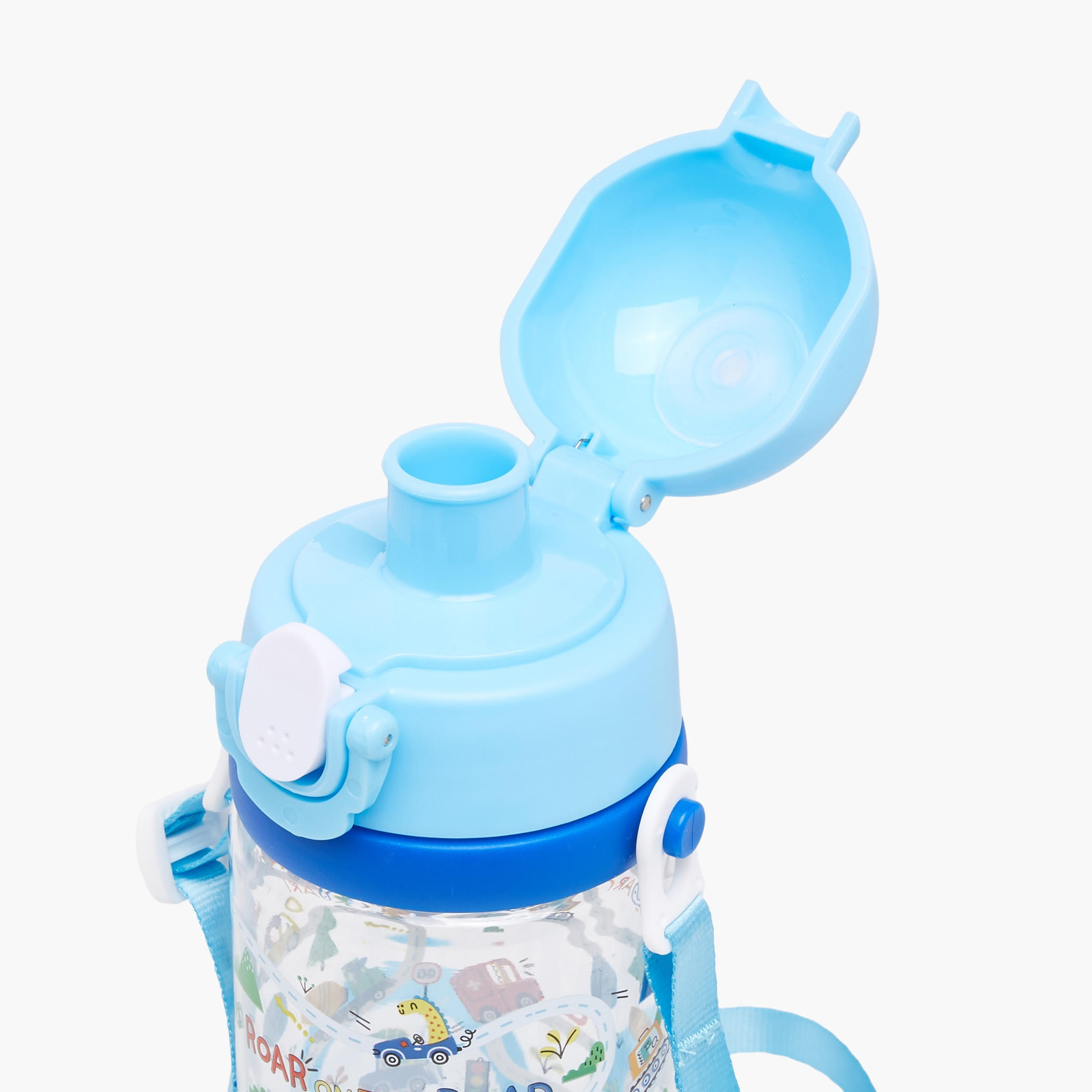 icon Dinosaur Plastic Water Bottle with Sipper and BPA-Free – 580 ml-school-waterbottles-image-5