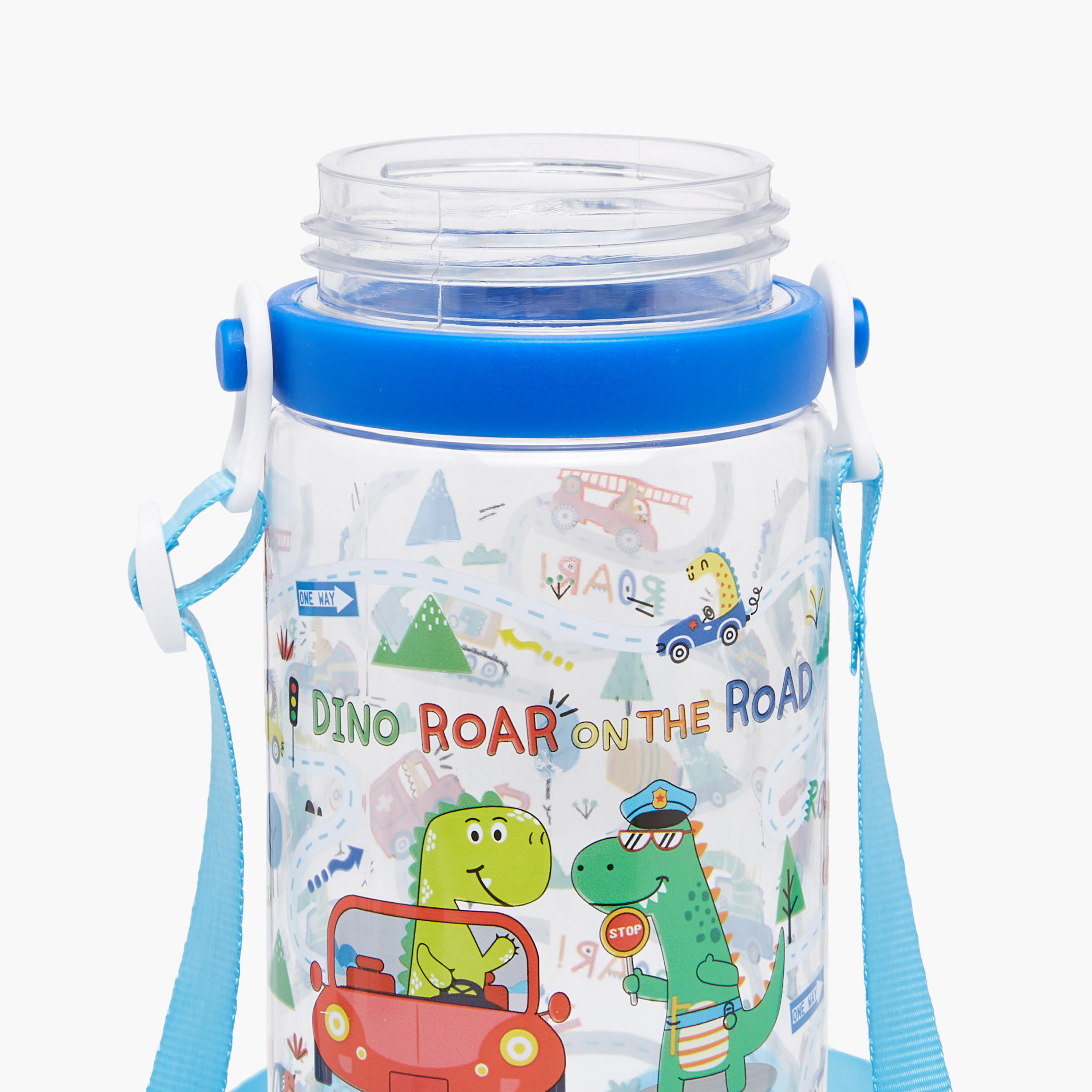 icon Dinosaur Plastic Water Bottle with Sipper and BPA-Free – 580 ml-school-waterbottles-image-6