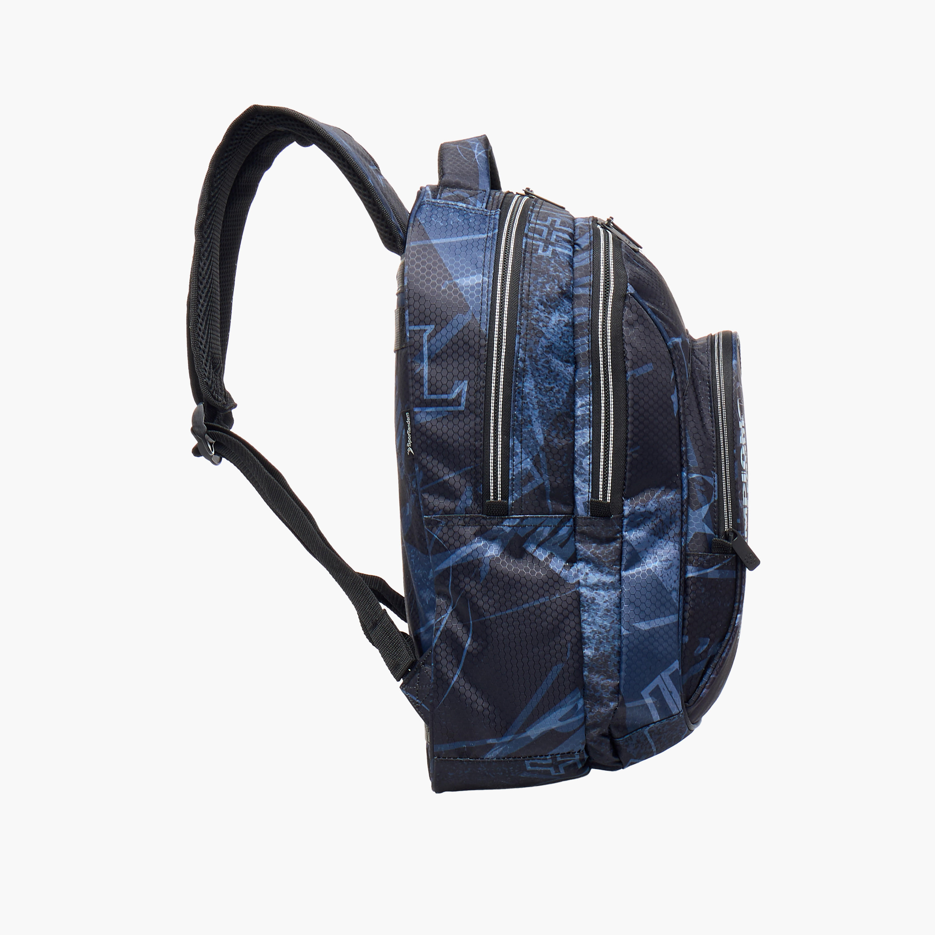 Champions League Printed Backpack with Adjustable Straps and Zip Closure - 34x15x46 cms-school-bagsandbackpacks-backpacks-image-3