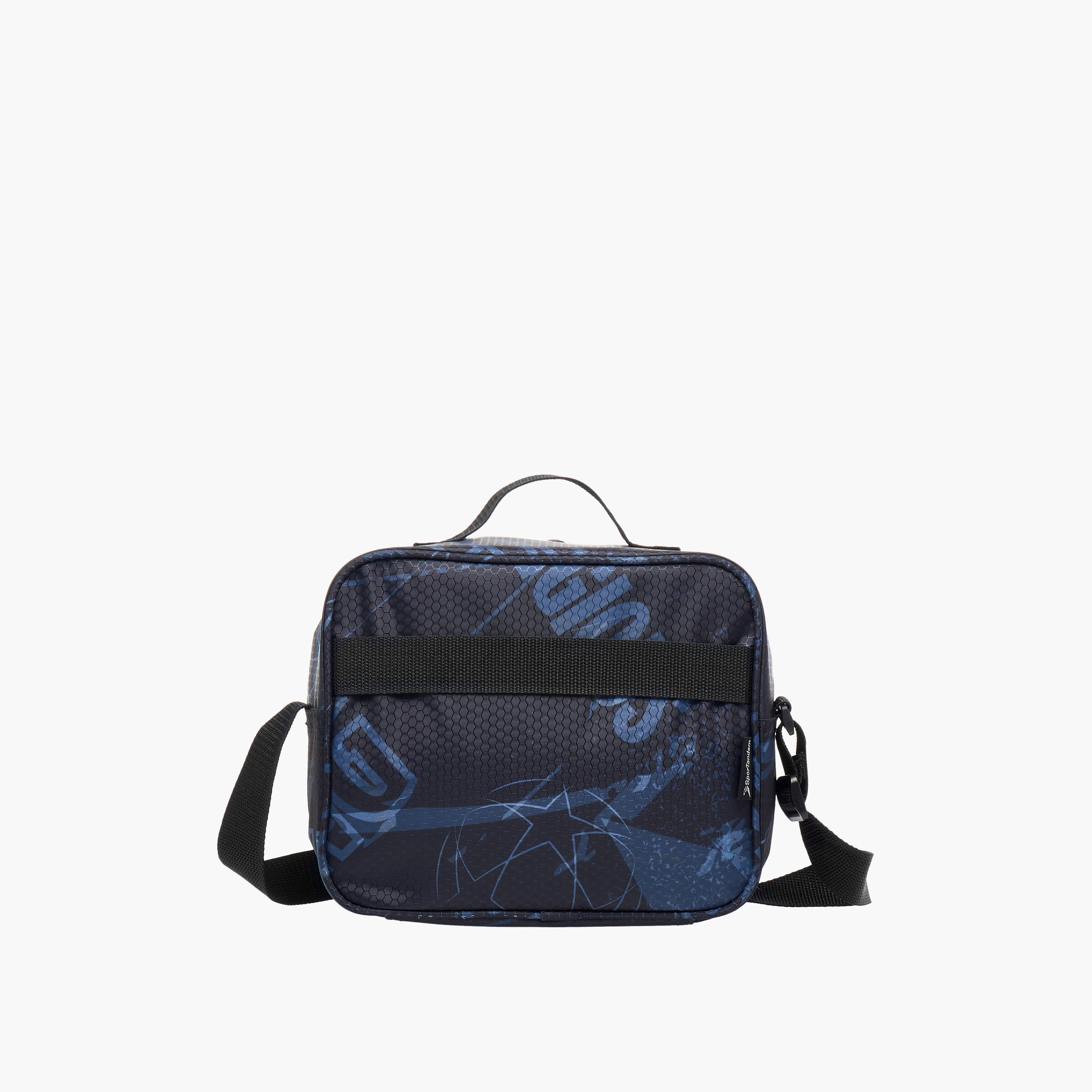 Champions League Printed Lunch Bag with Adjustable Strap and Zip Closure-school-lunchessentials-lunchbags-image-3