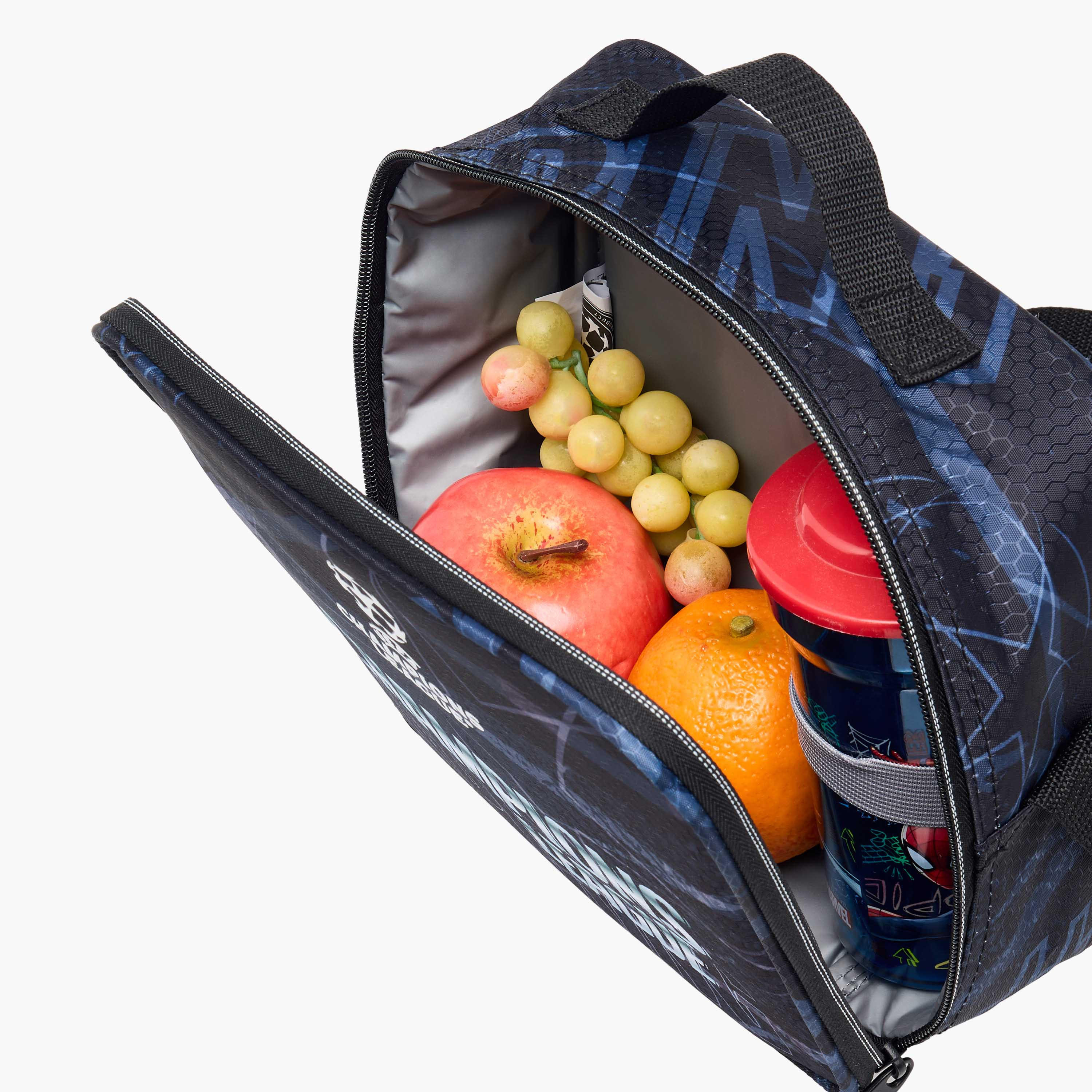 Champions League Printed Lunch Bag with Adjustable Strap and Zip Closure-school-lunchessentials-lunchbags-image-5
