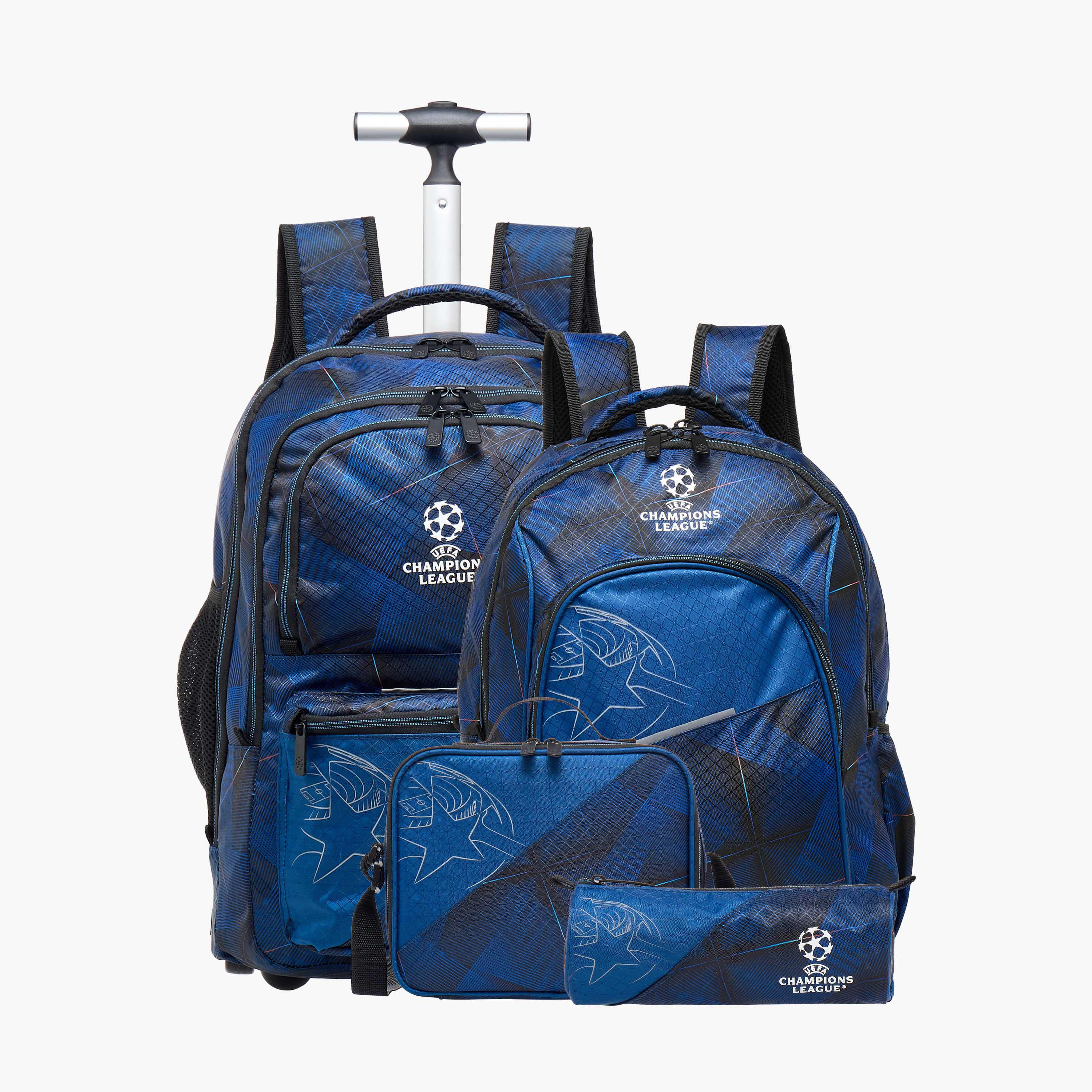 Champions League Printed Backpack with Adjustable Straps and Zip Closure - 34x15x46 cms-school-bagsandbackpacks-backpacks-image-9