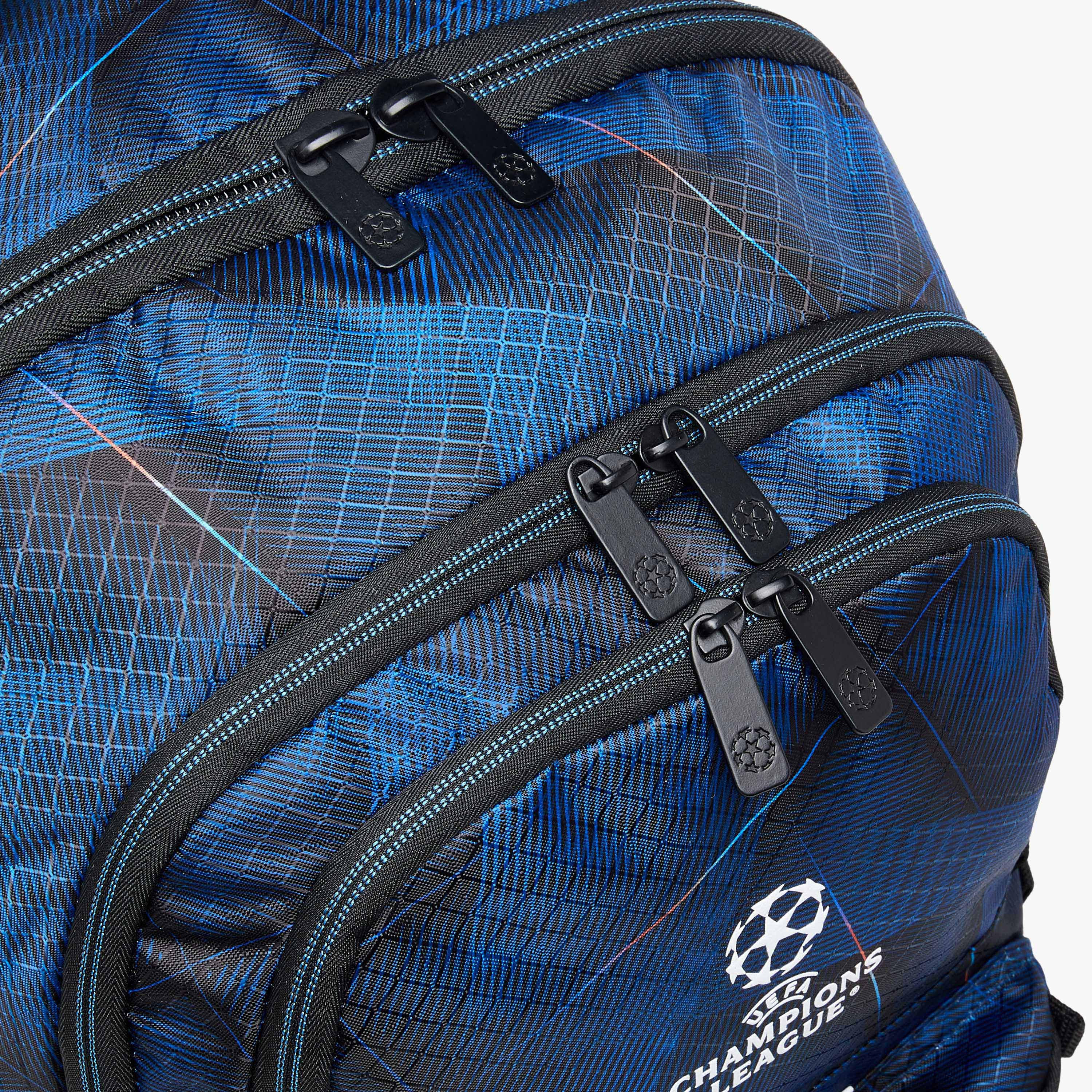 Champions League Football Trolley Bag for Boys 8-13 Years with Retractable Handle -school-bagsandbackpacks-trolleybags-image-9