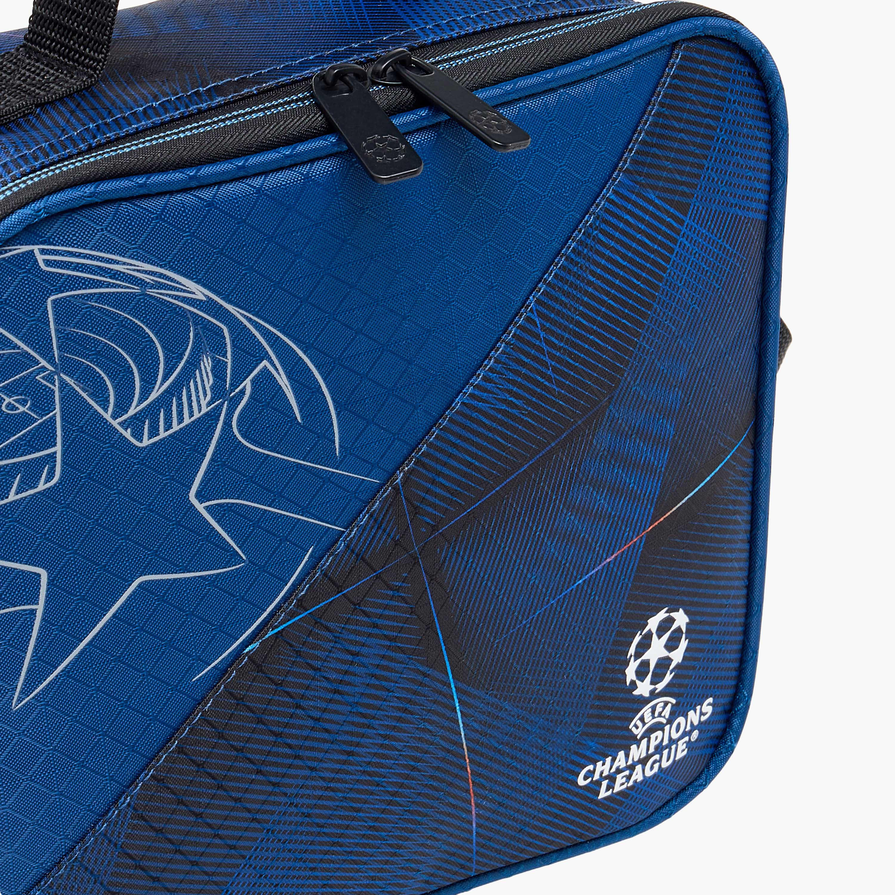 Champions League Printed Lunch Bag with Adjustable Strap and Zip Closure-school-lunchessentials-lunchbags-image-4