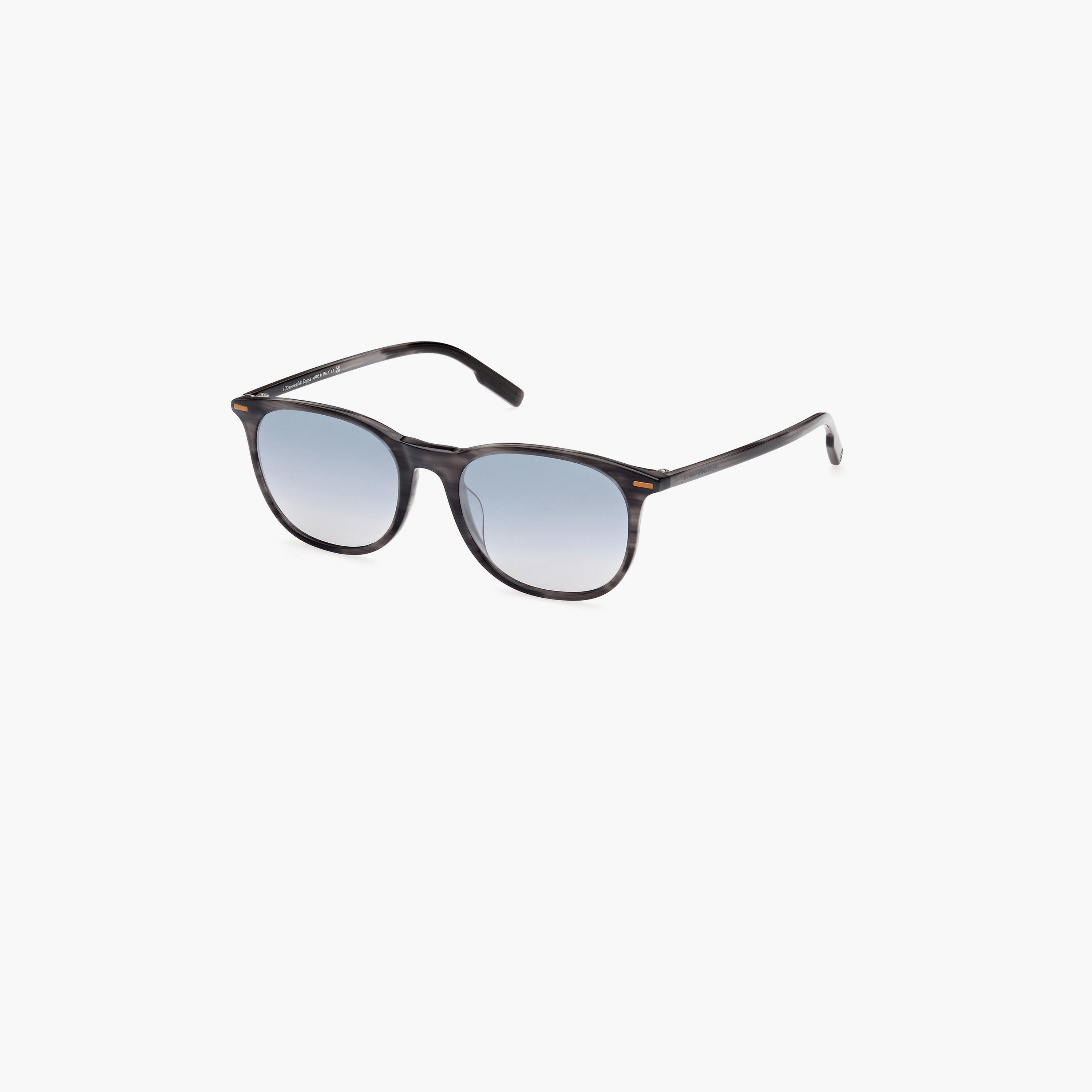 زينغا- نظارة شمسية دائرية لون أزرق عاكسة 53 مم EZ020352X53-men-sunglasses-image-1