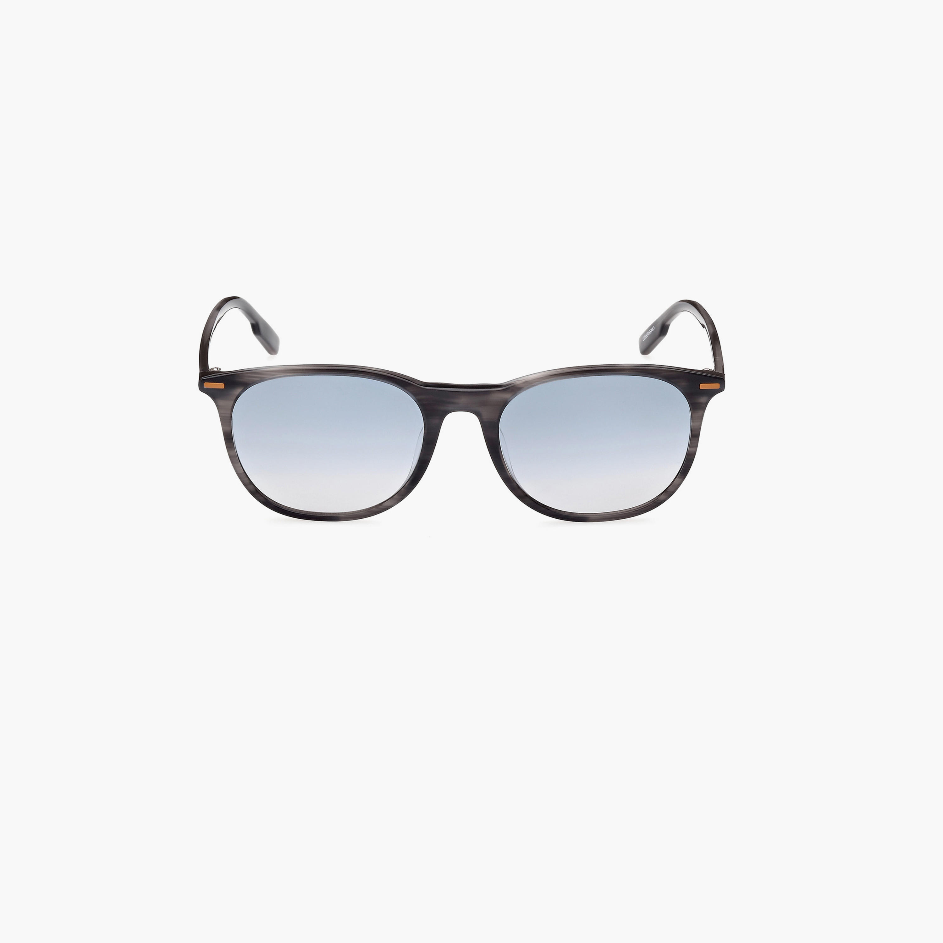 Zegna 53 MM Blue Round Sunglasses EZ020352X53-men-sunglasses-image-4