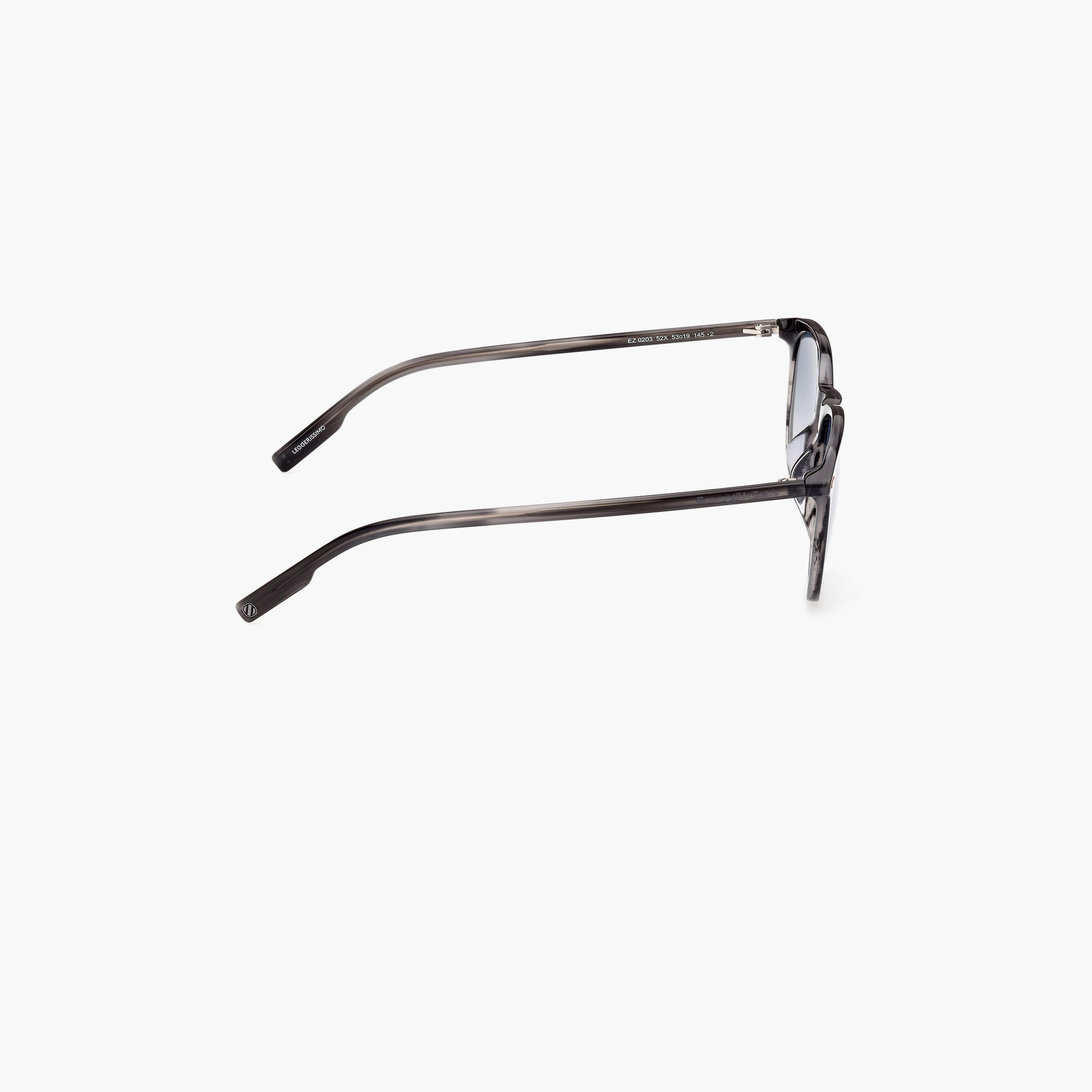 Zegna 53 MM Blue Round Sunglasses EZ020352X53-men-sunglasses-image-9