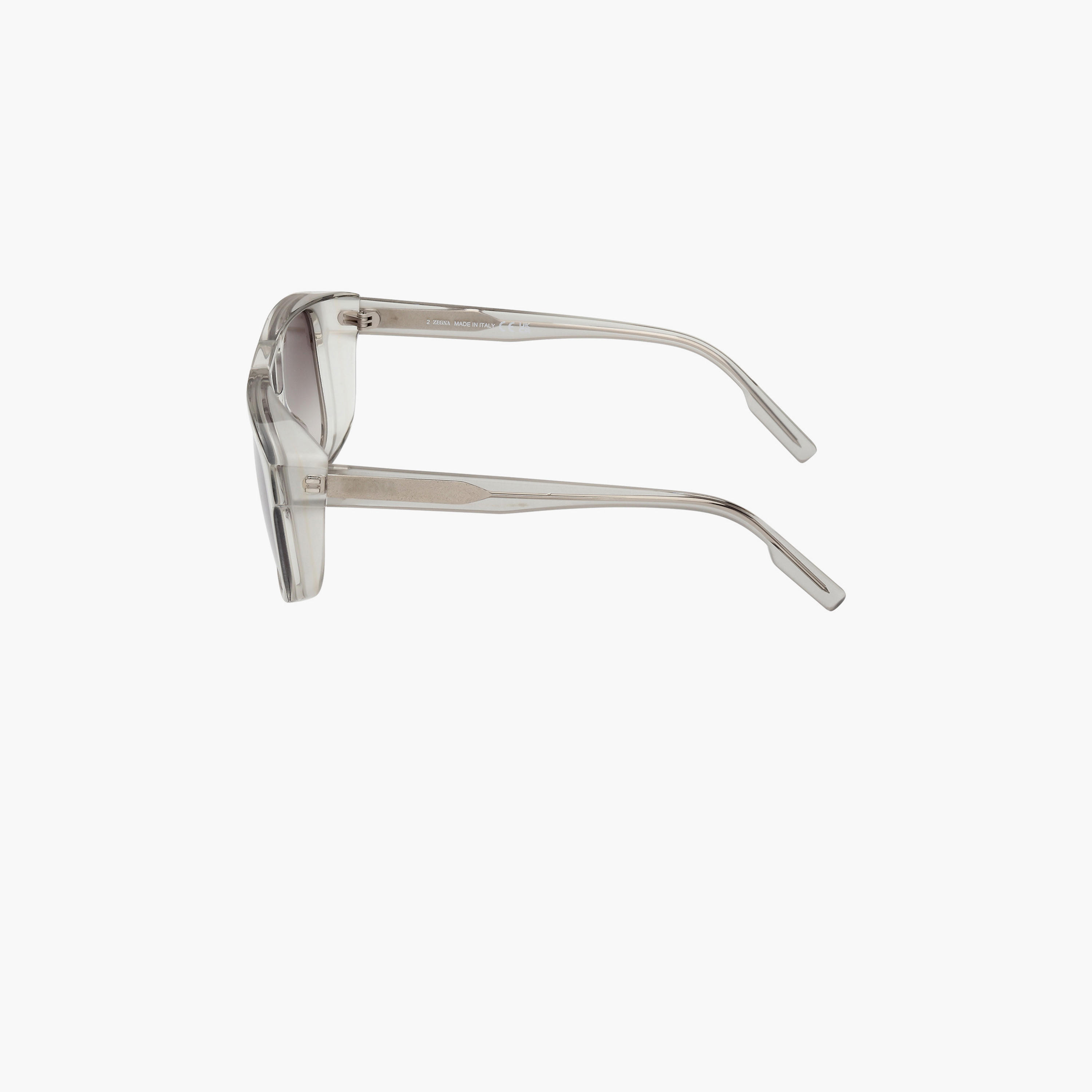 Zegna 57 MM Gradient Smoke Navigator Sunglasses EZ020920B57-men-sunglasses-image-5