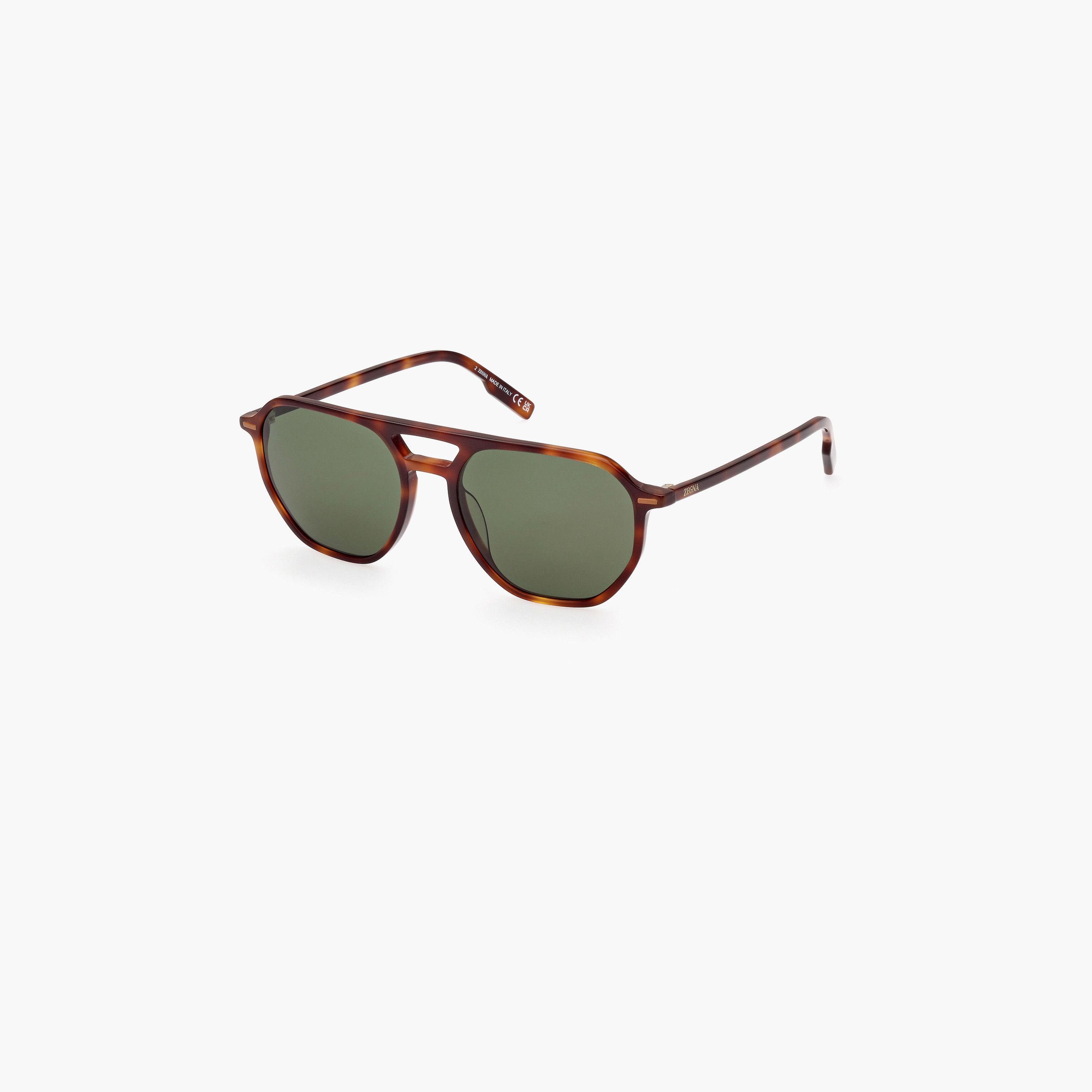 زينغا- نظارة شمسية طيار لون أخضر 55 مم EZ021252N55-men-sunglasses-image-1