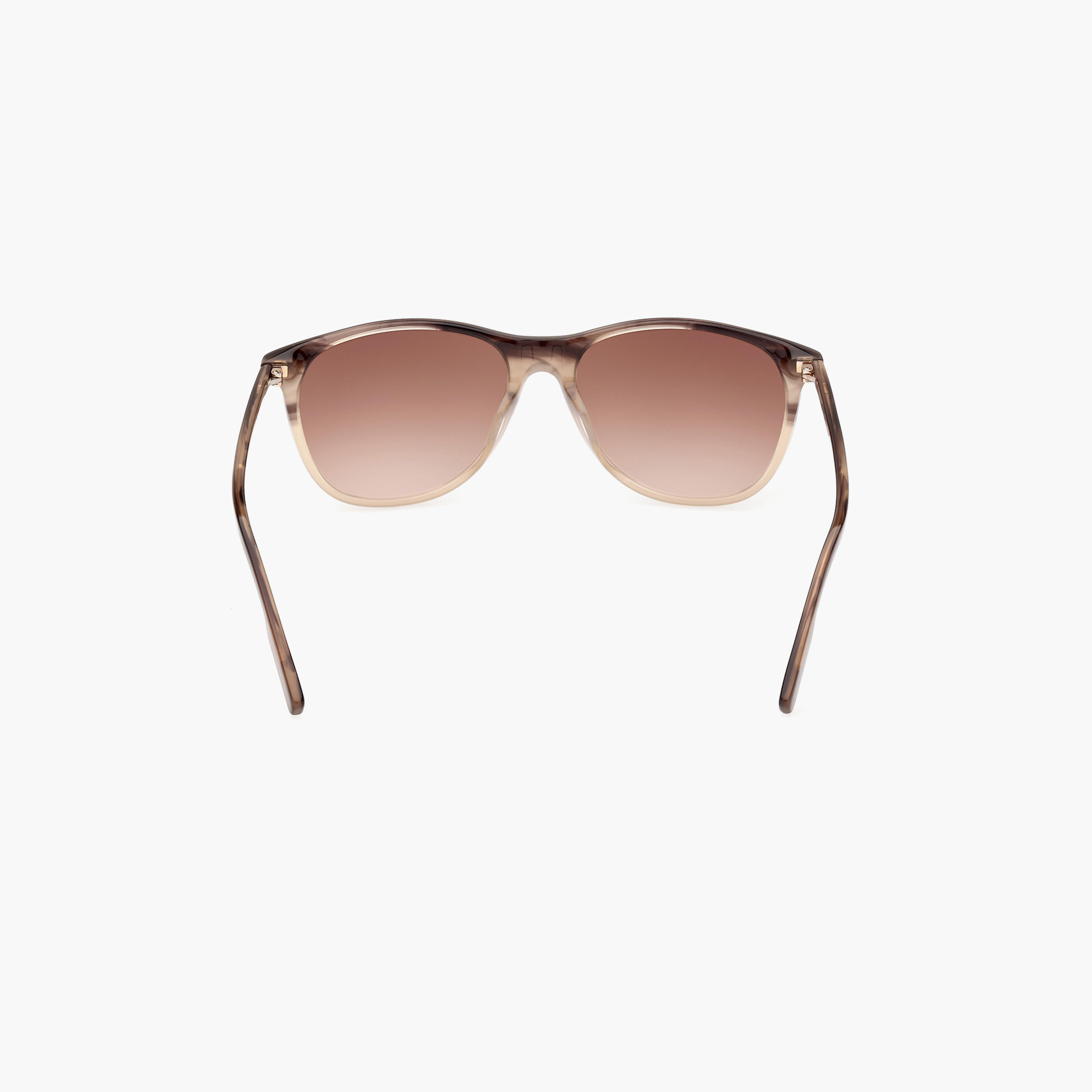 Zegna 55 MM Gradient Brown Geometric Sunglasses EZ021748F55-men-sunglasses-image-7