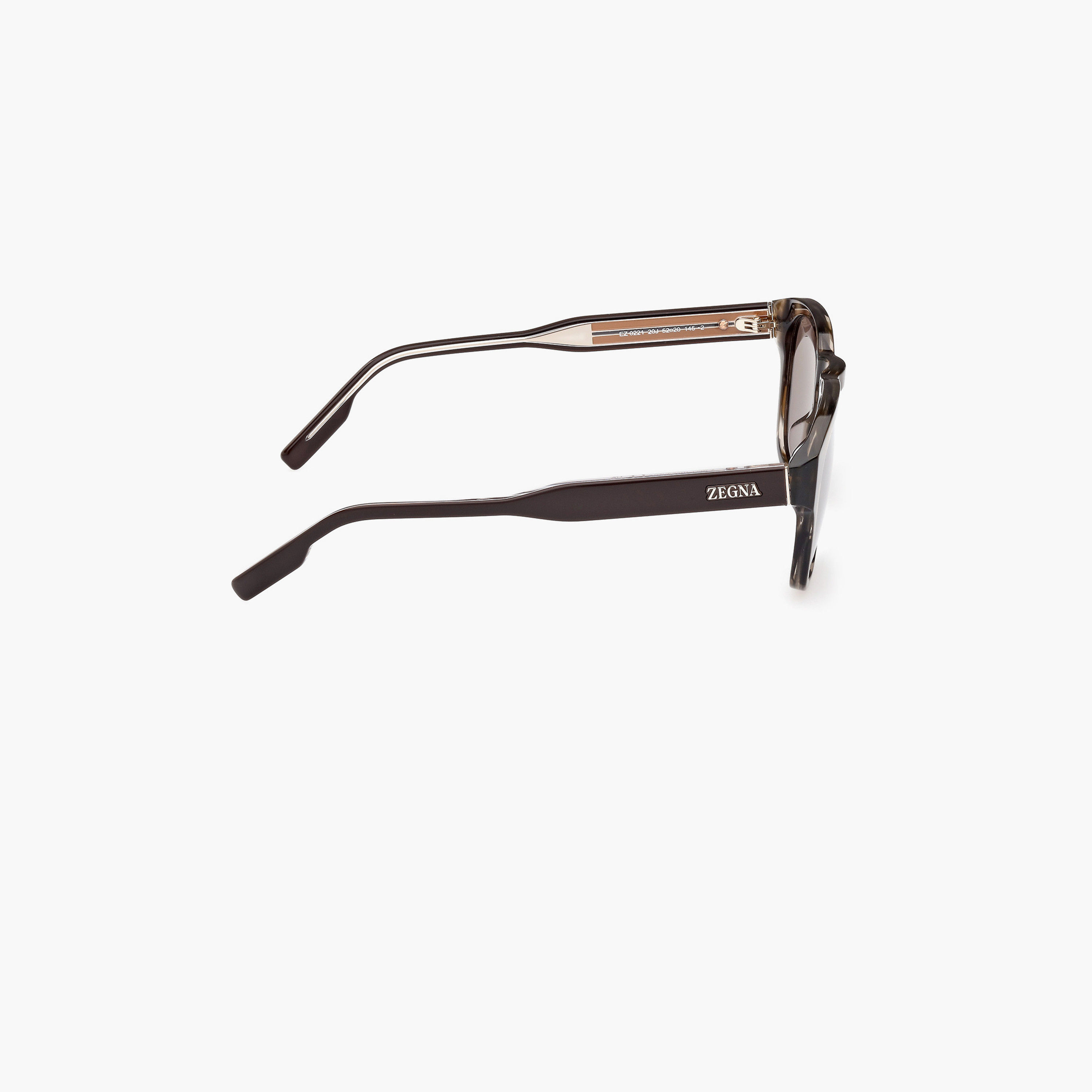Zegna 52 MM Roviex Round Sunglasses EZ022120J52-men-sunglasses-image-9